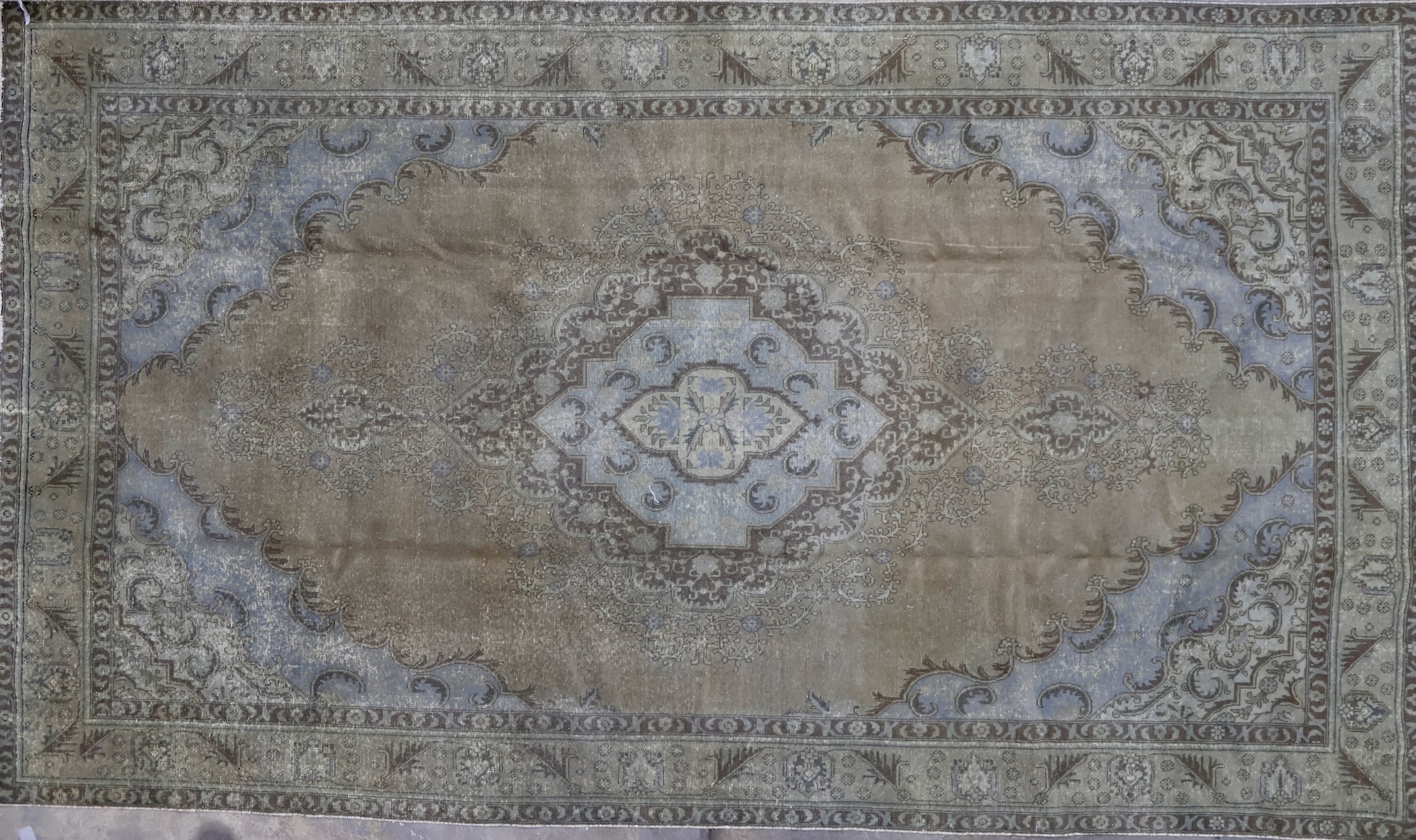 SOD8247 RECLAIMED VINTAGE 1990s PERSIAN RUG 9'4
