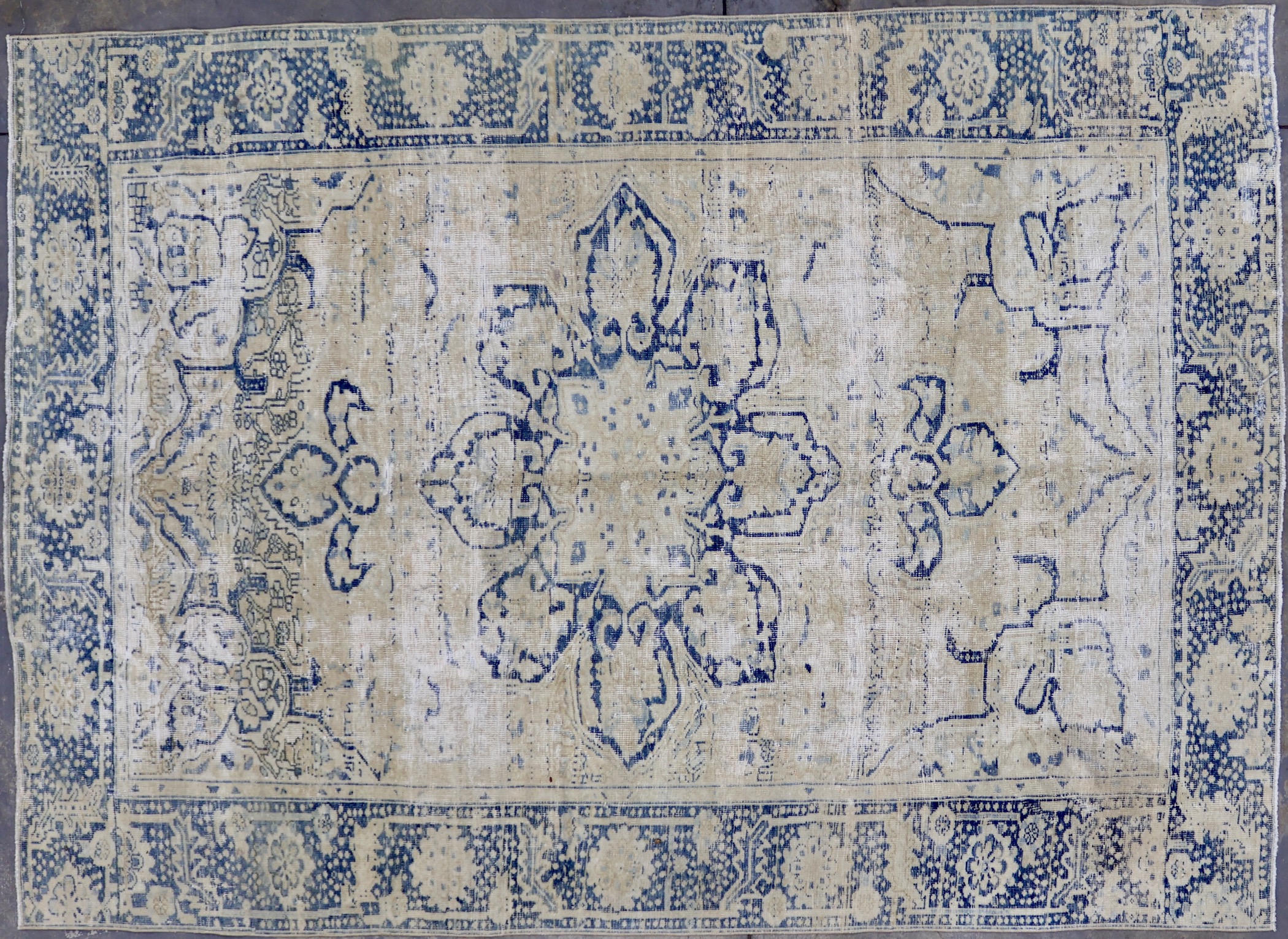 CR8288 RECLAIMED VINTAGE PERSIAN RUG 7'5