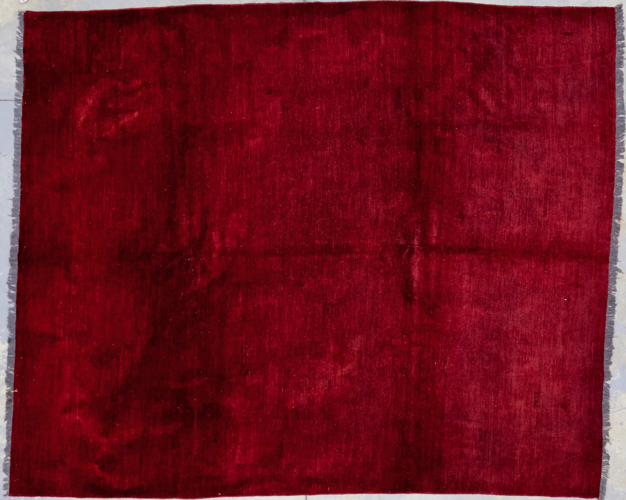 TH168 VINTAGE 1990s AFGHAN RUG 8' X 9'8