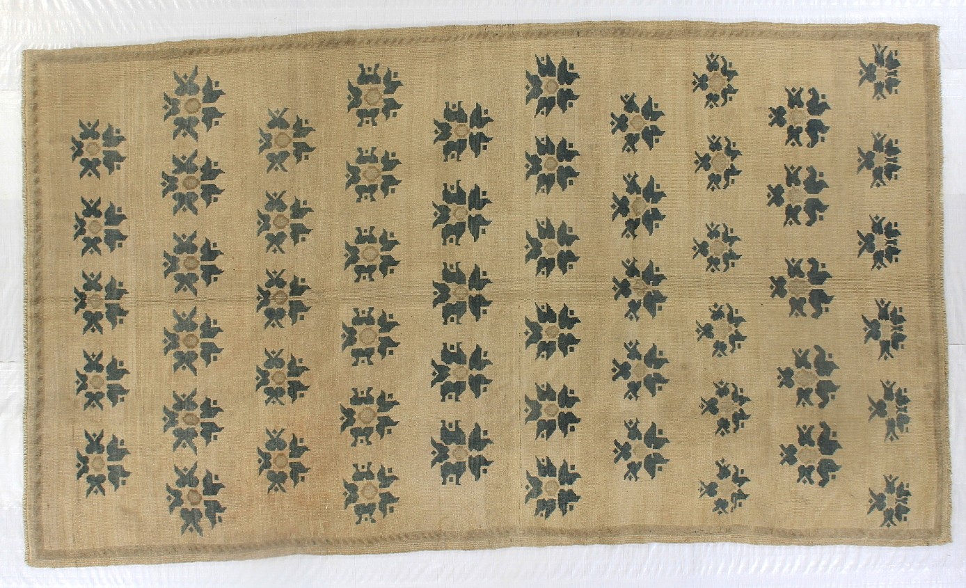 CR5155- VINTAGE KONYA KARAPINAR RUG   6.3 X 11