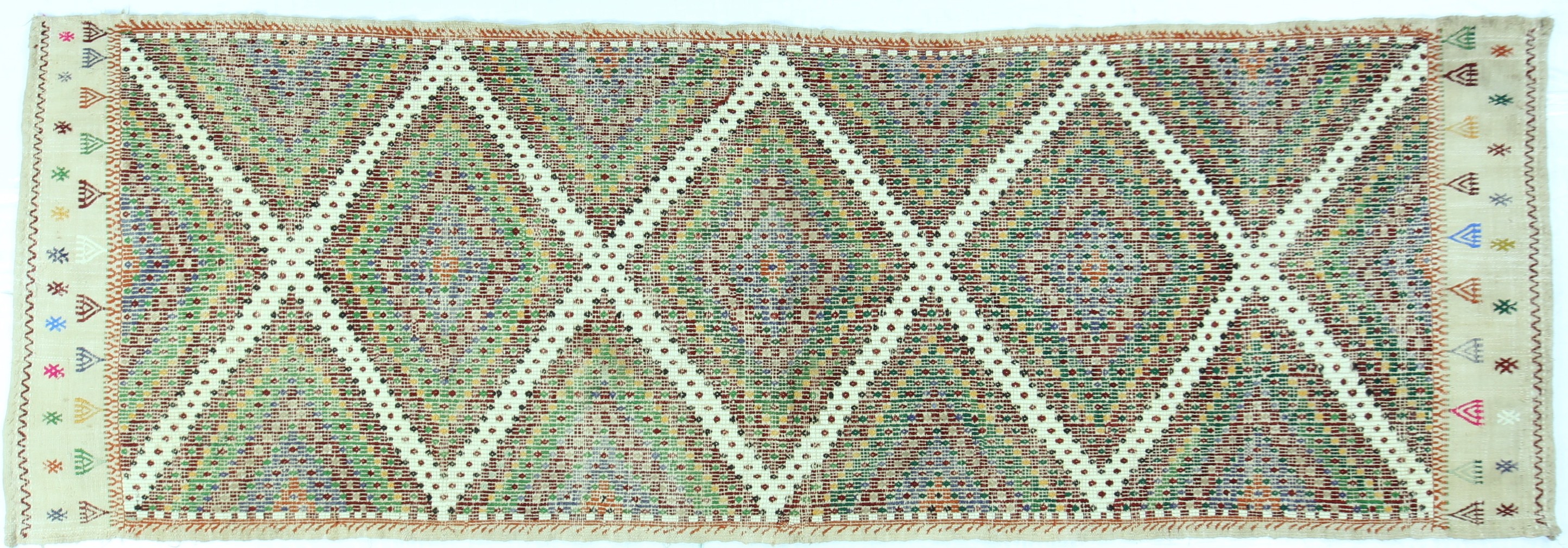 KL5084 VINTAGE KILIM 3.7x10.9