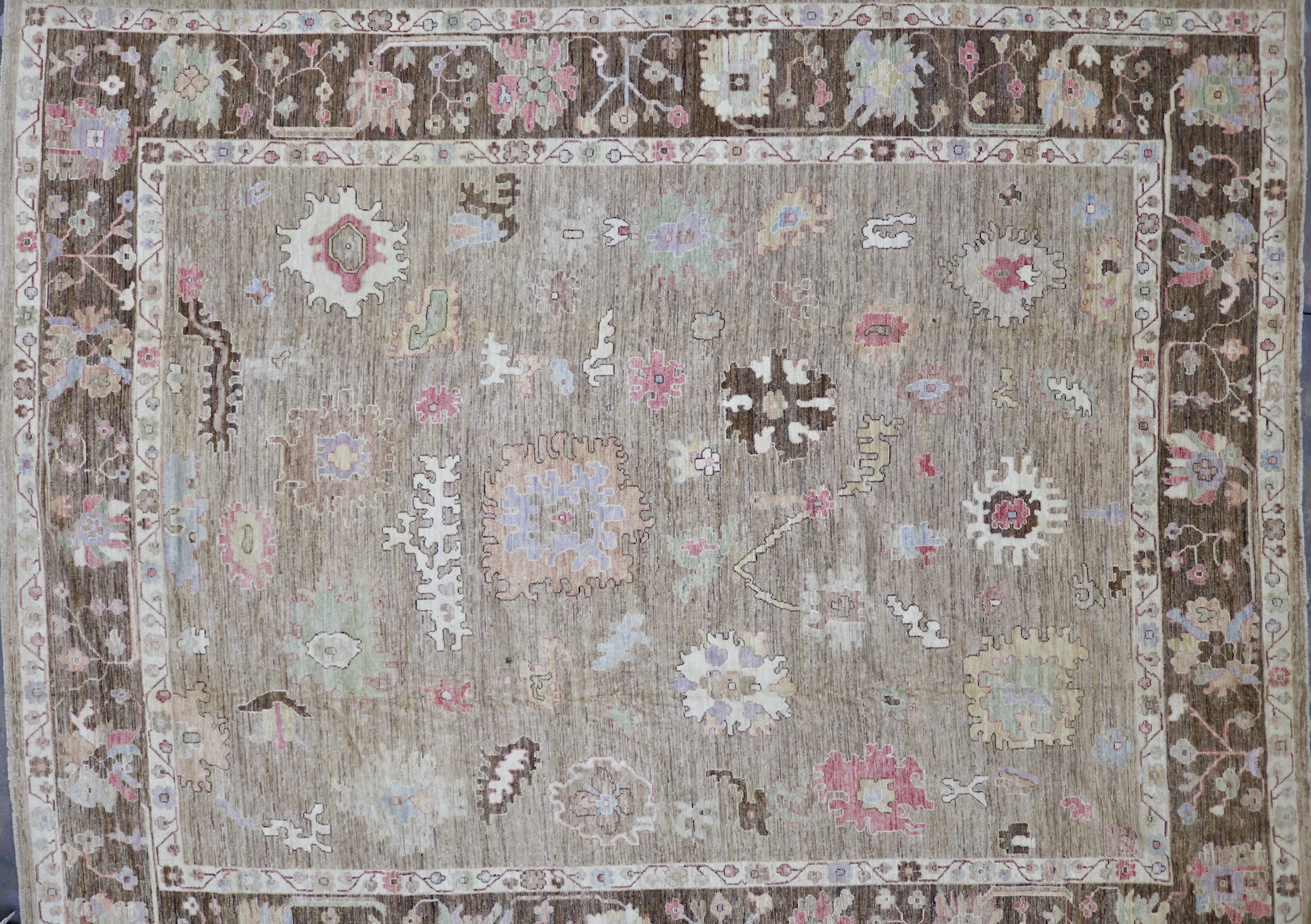 CR8401 NEW PAKISTANI OUSHAK RUG 11'11