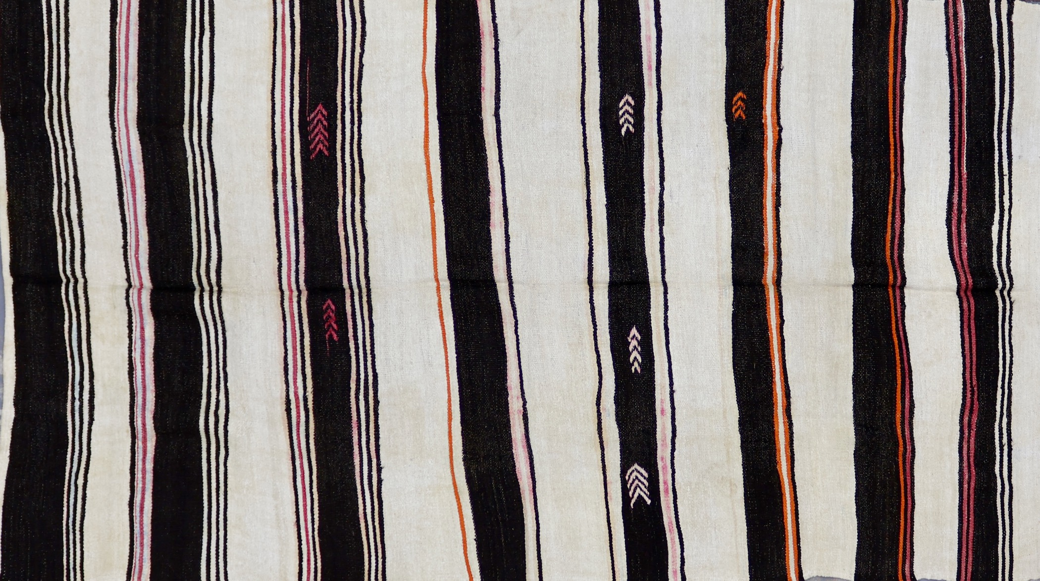 TK1439 VINTAGE TURKISH KONYA KILIM RUG 6' X 11'