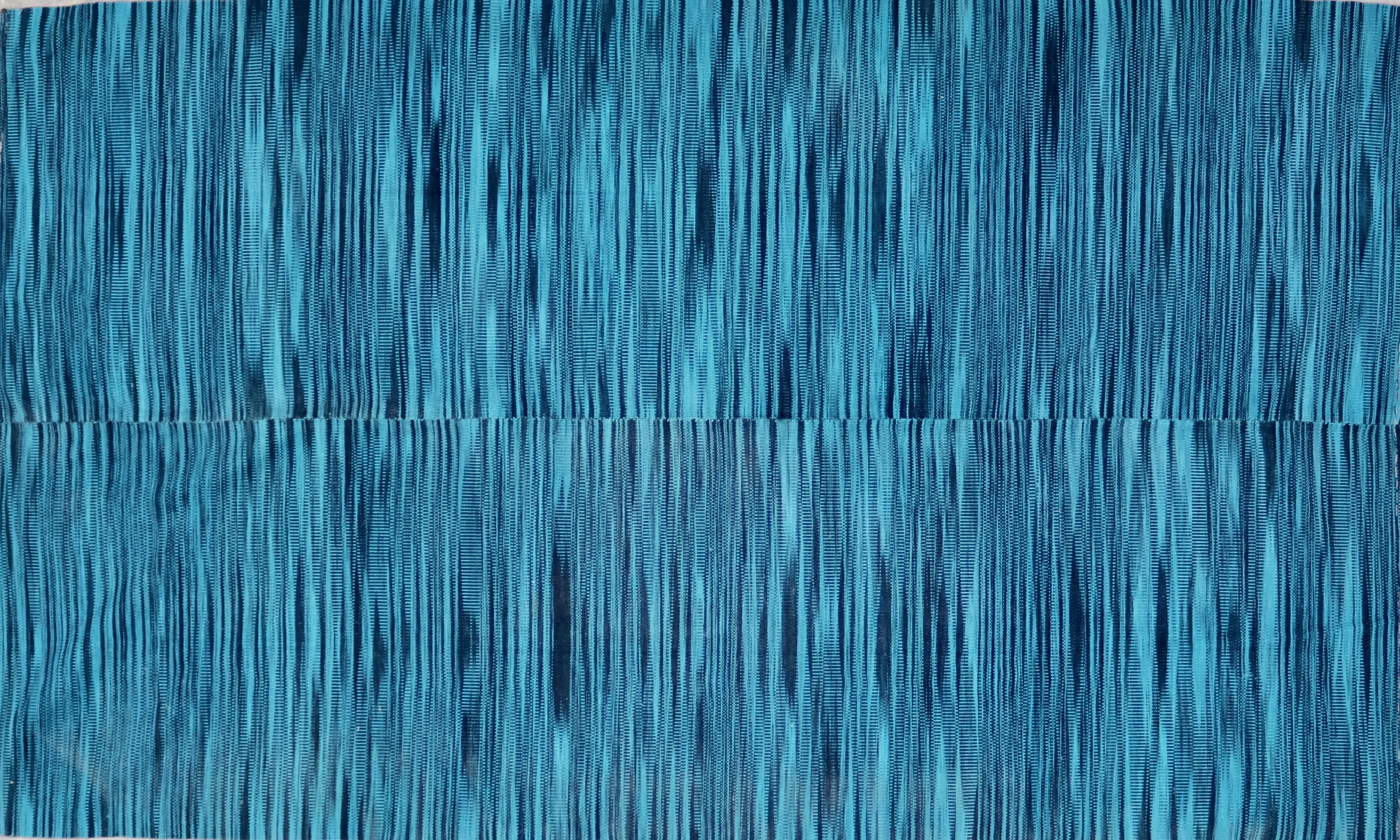 KL3585 VINTAGE TURKISH CROSS-LOOM KILIM RUG 6'8