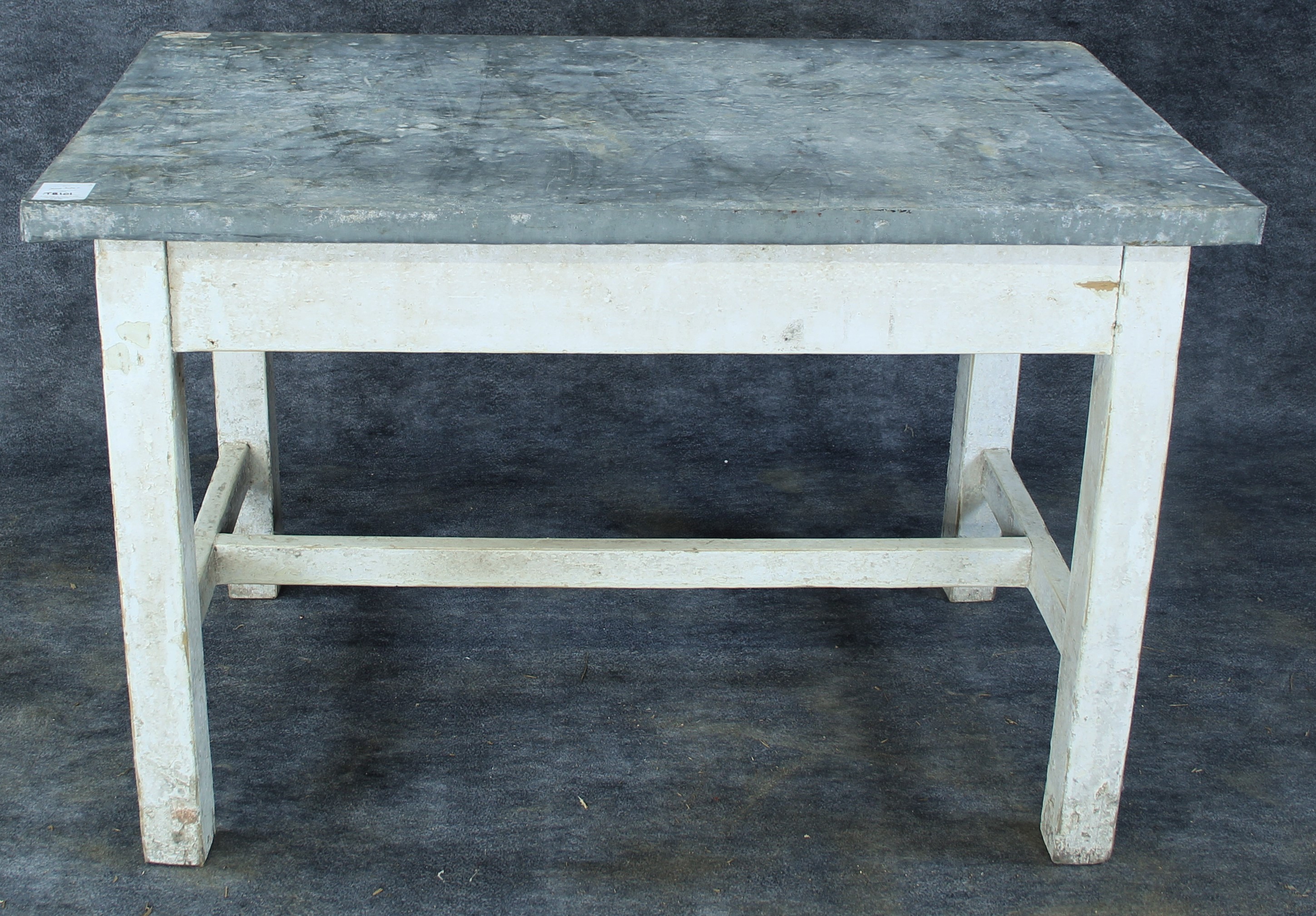 TB101 Small Zinc-Topped Table
