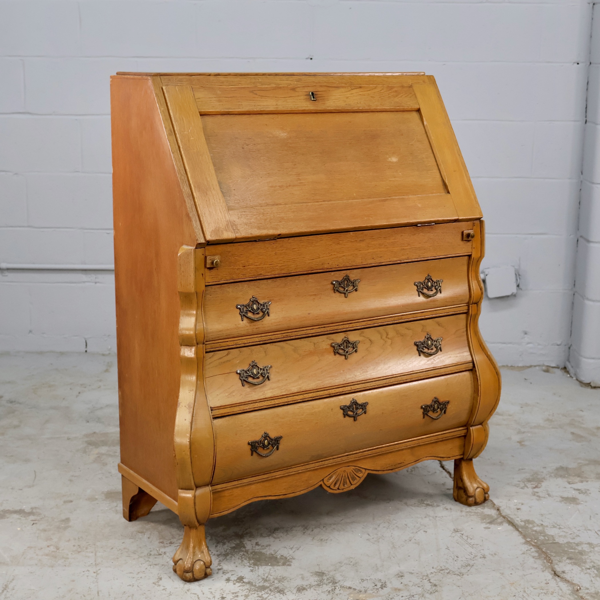 CB013 ANTIQUE SECRETARY DESK