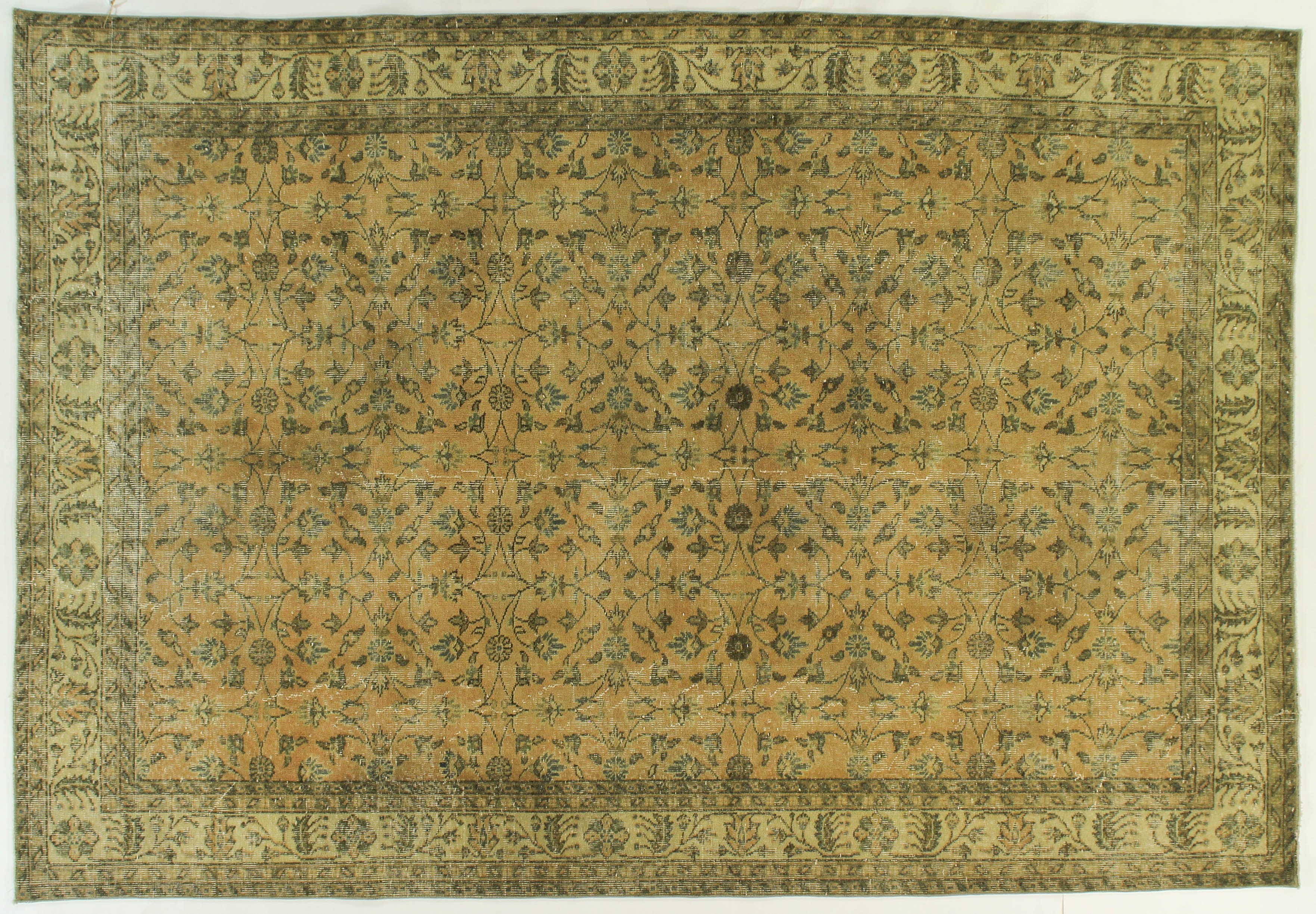 OD 2044 ANTIQUE WASH VINTAGE RUG  7 X 10.3