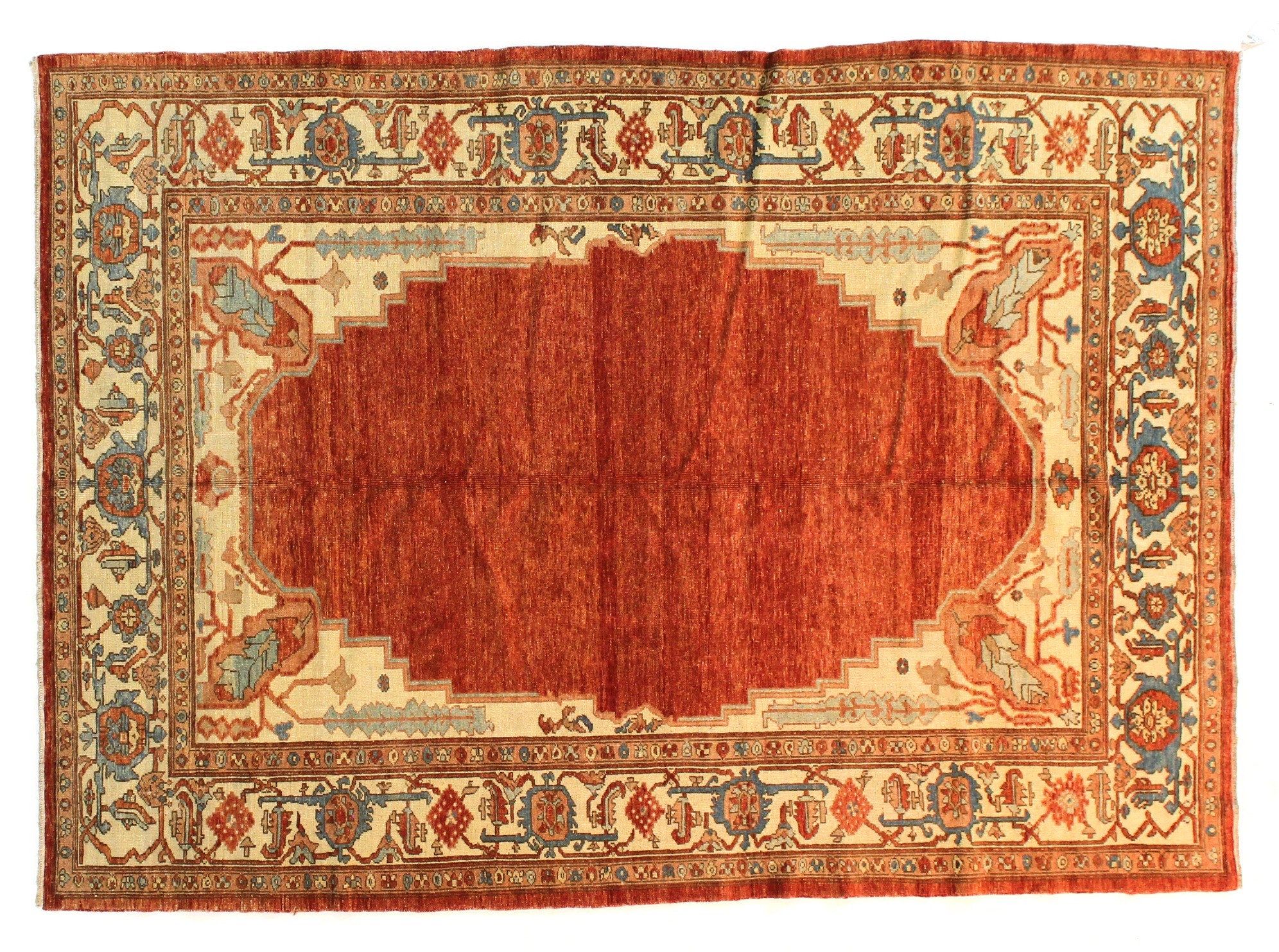 TH129- HERIZ DESIGN RUG  6 X 8.5