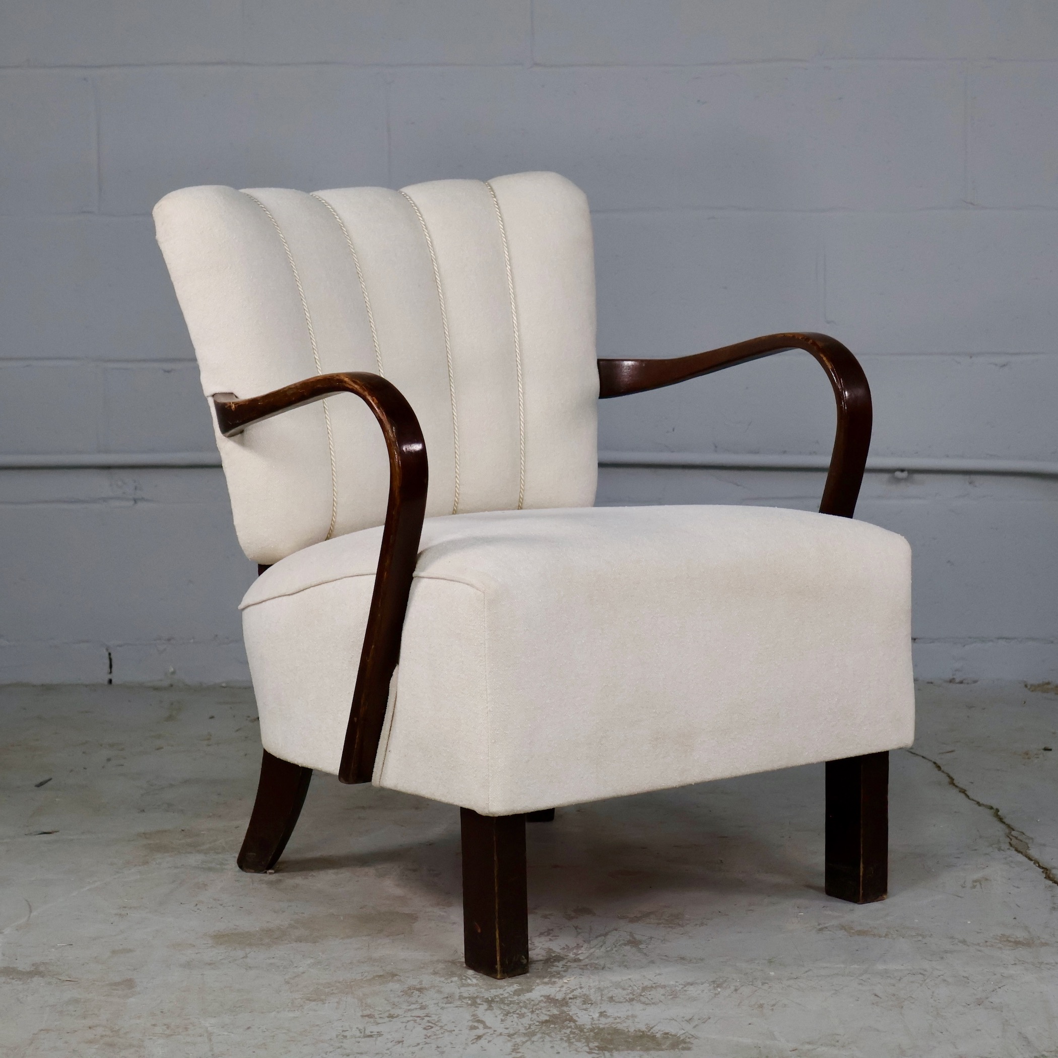 CHR344 DESIGNER ART DECO ARMCHAIR SET