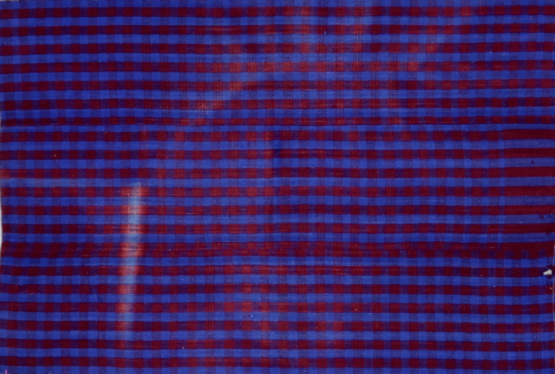 KL2459 VINTAGE TURKISH SOFRA KILIM RUG 4'1