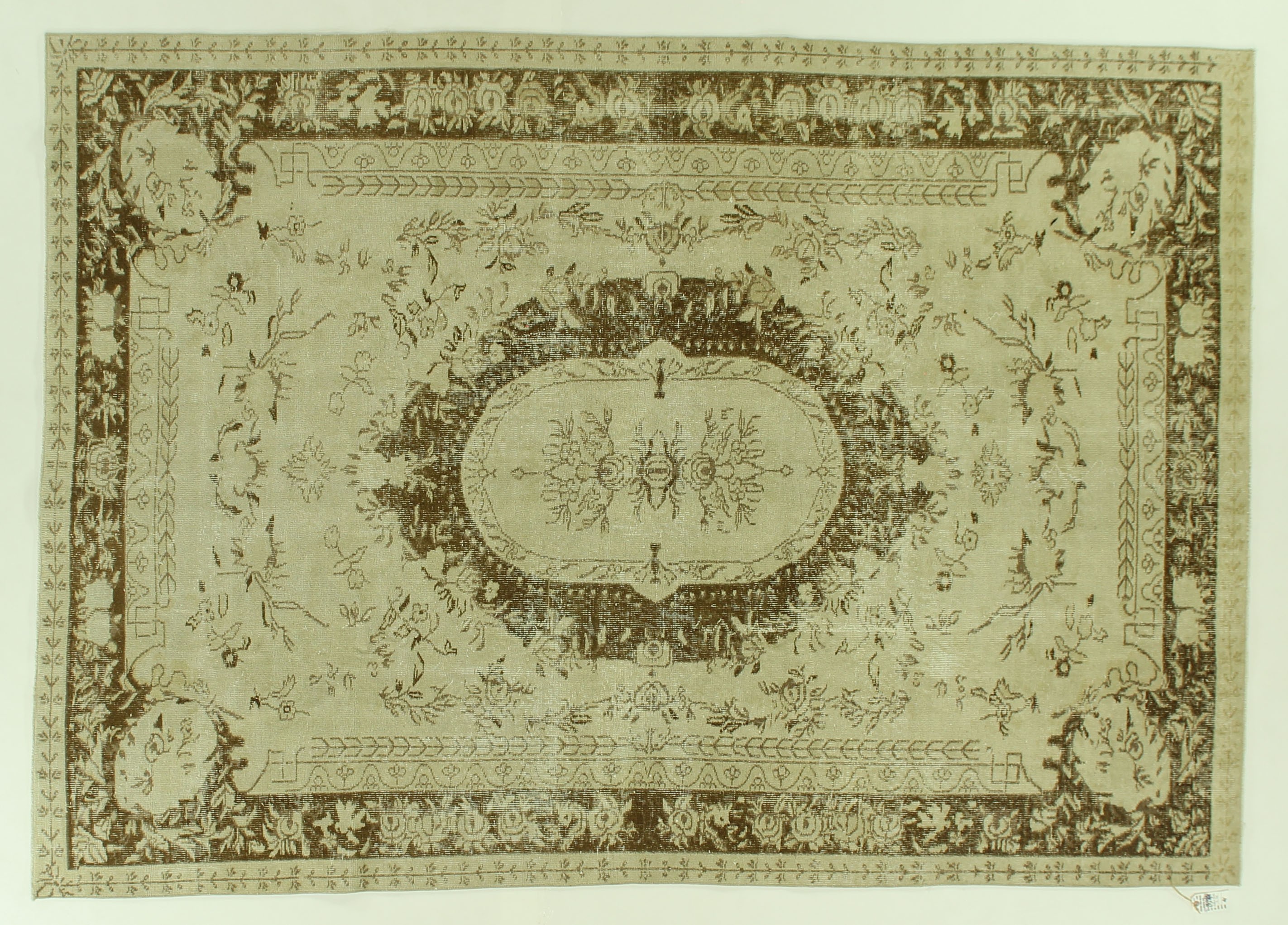 OD 2682 ANTIQUE WASH VINTAGE RUG  6.8  X  9.7