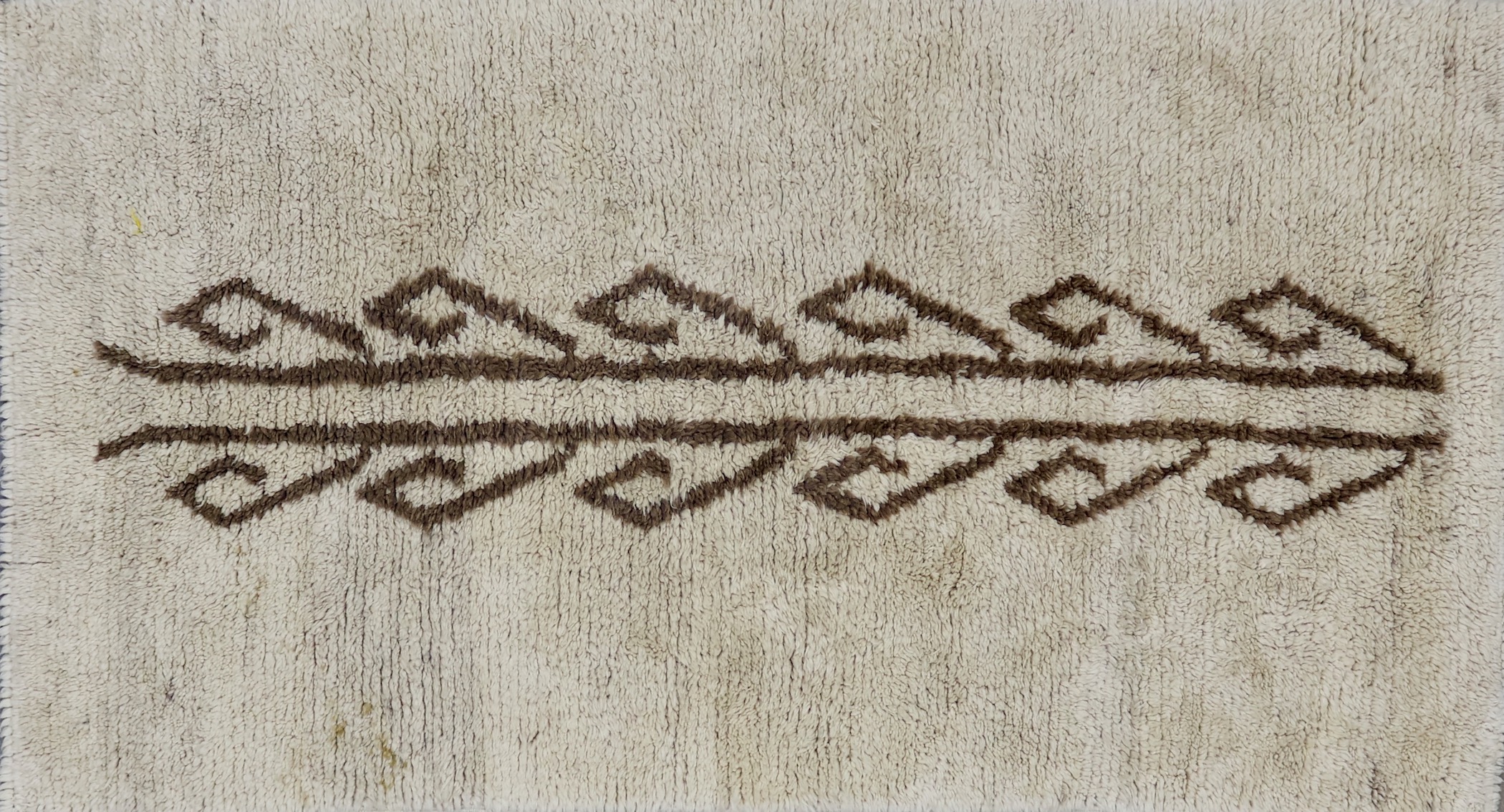 CR8055 VINTAGE 1990s TURKISH KARAPINAR RUG 3'5