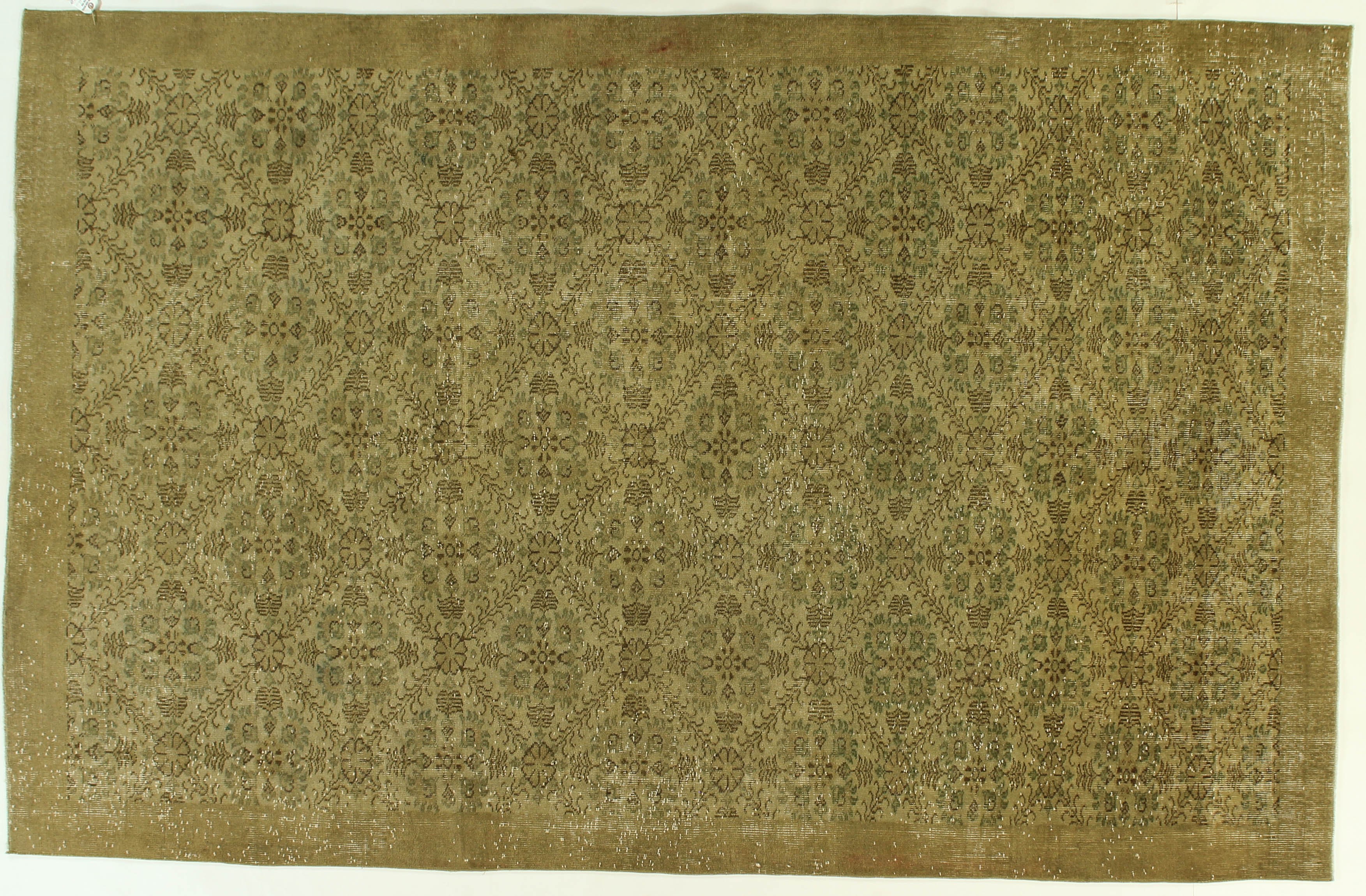 OD 2043 ANTIQUE WASH VINTAGE RUG  6.6 X 10.2