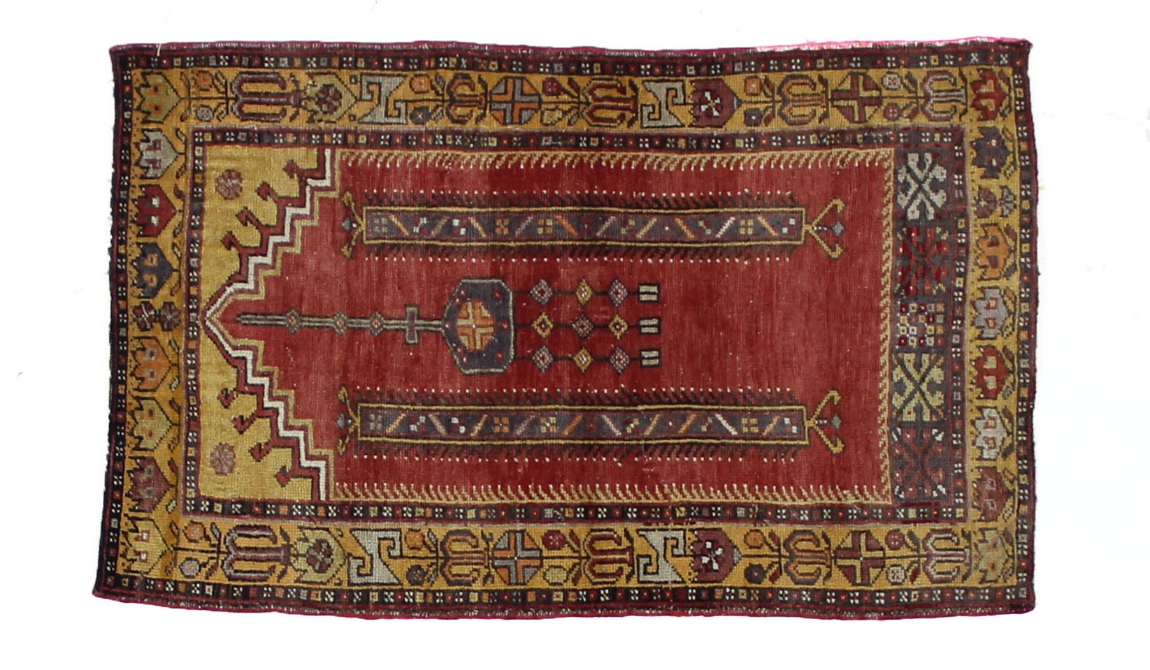 CR5719- VINTAGE KONYA RUG  2.7 x 4.3