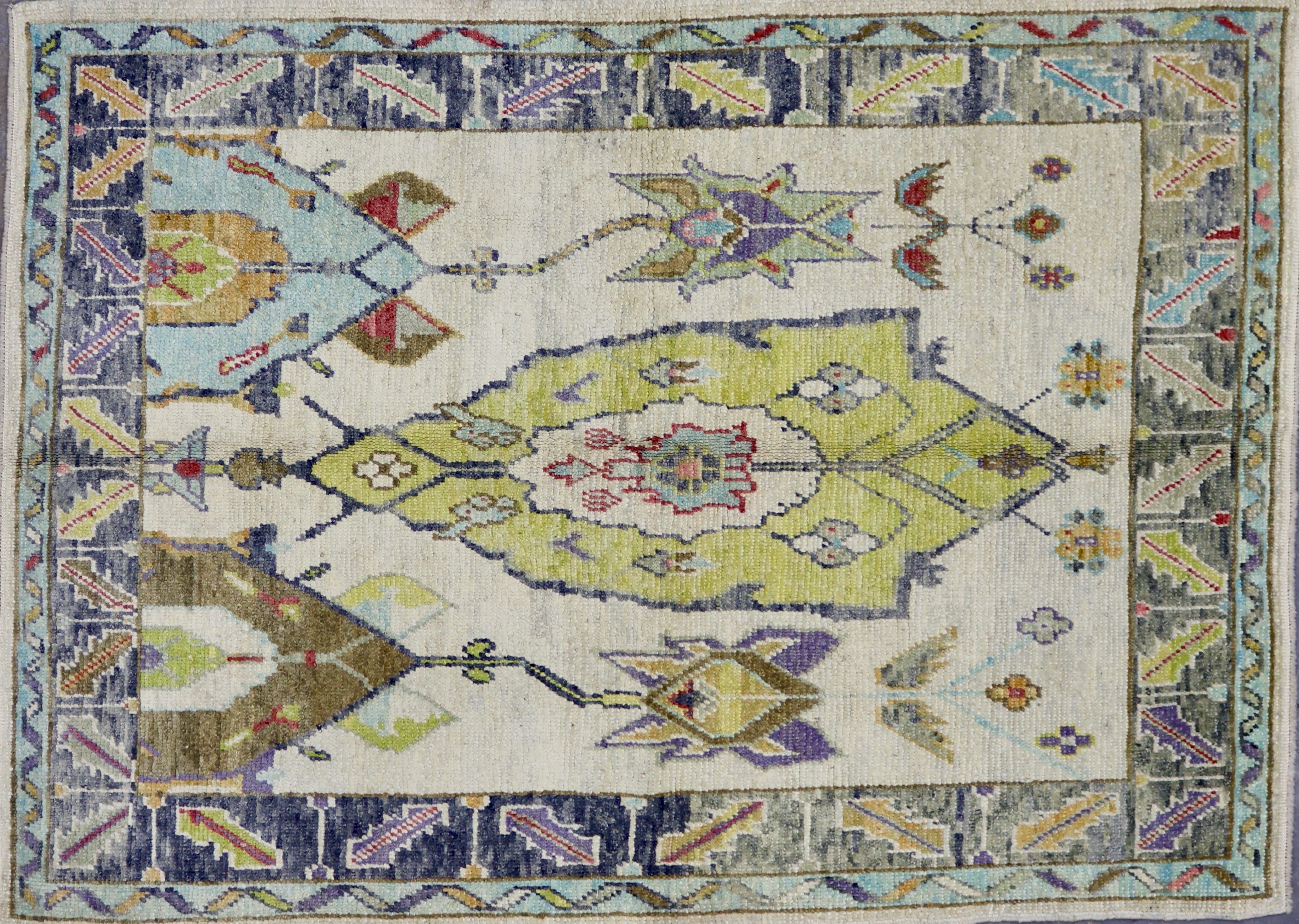 CR7901 NEW TURKISH OUSHAK RUG 5'9