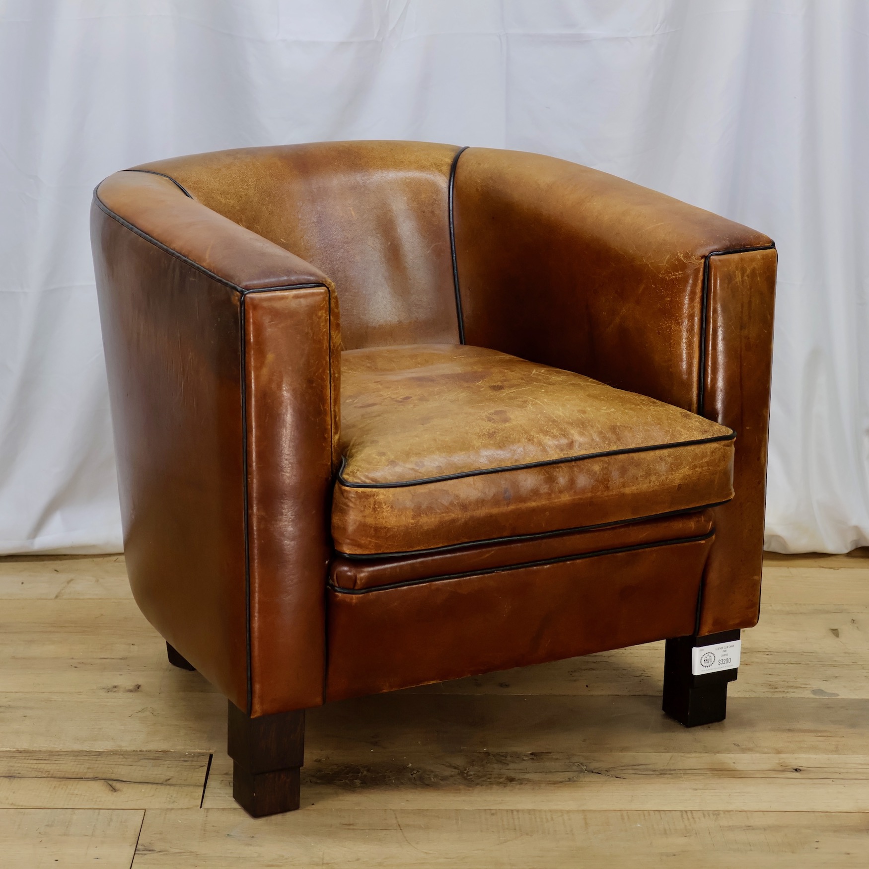 CHR700 LEATHER CLUB CHAIR SET