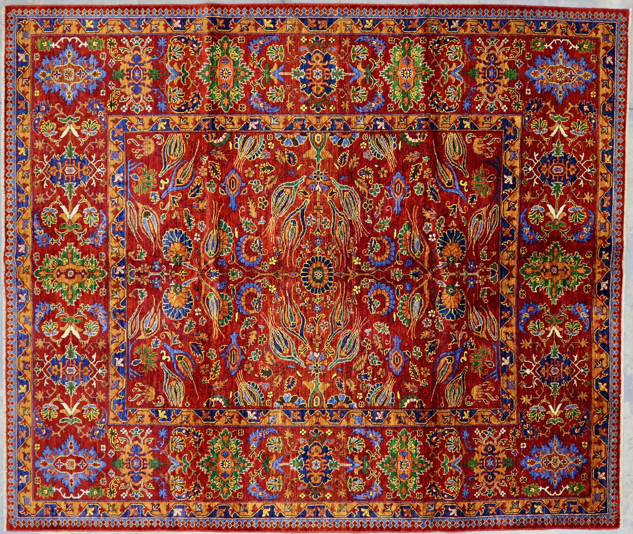 CR8315 NEW PAKISTANI HERIZ RUG 8'8