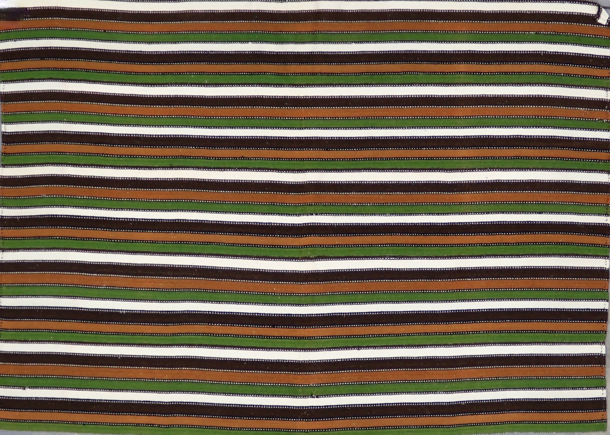 KL1838 VINTAGE 1980s TURKISH SOFRA KILIM RUG 4'3