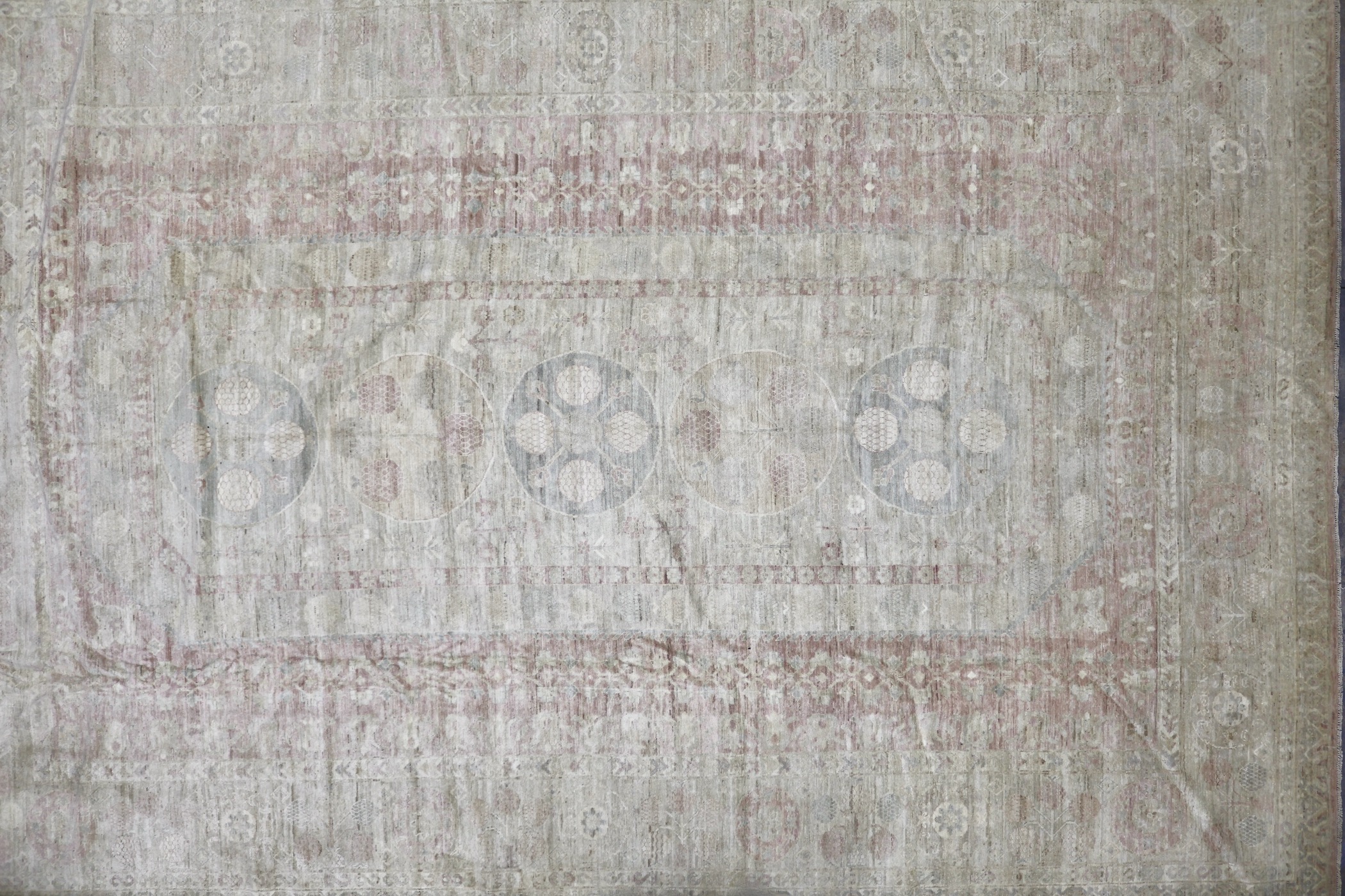 CR8521 NEW PAKISTANI KHOTAN RUG 11'8