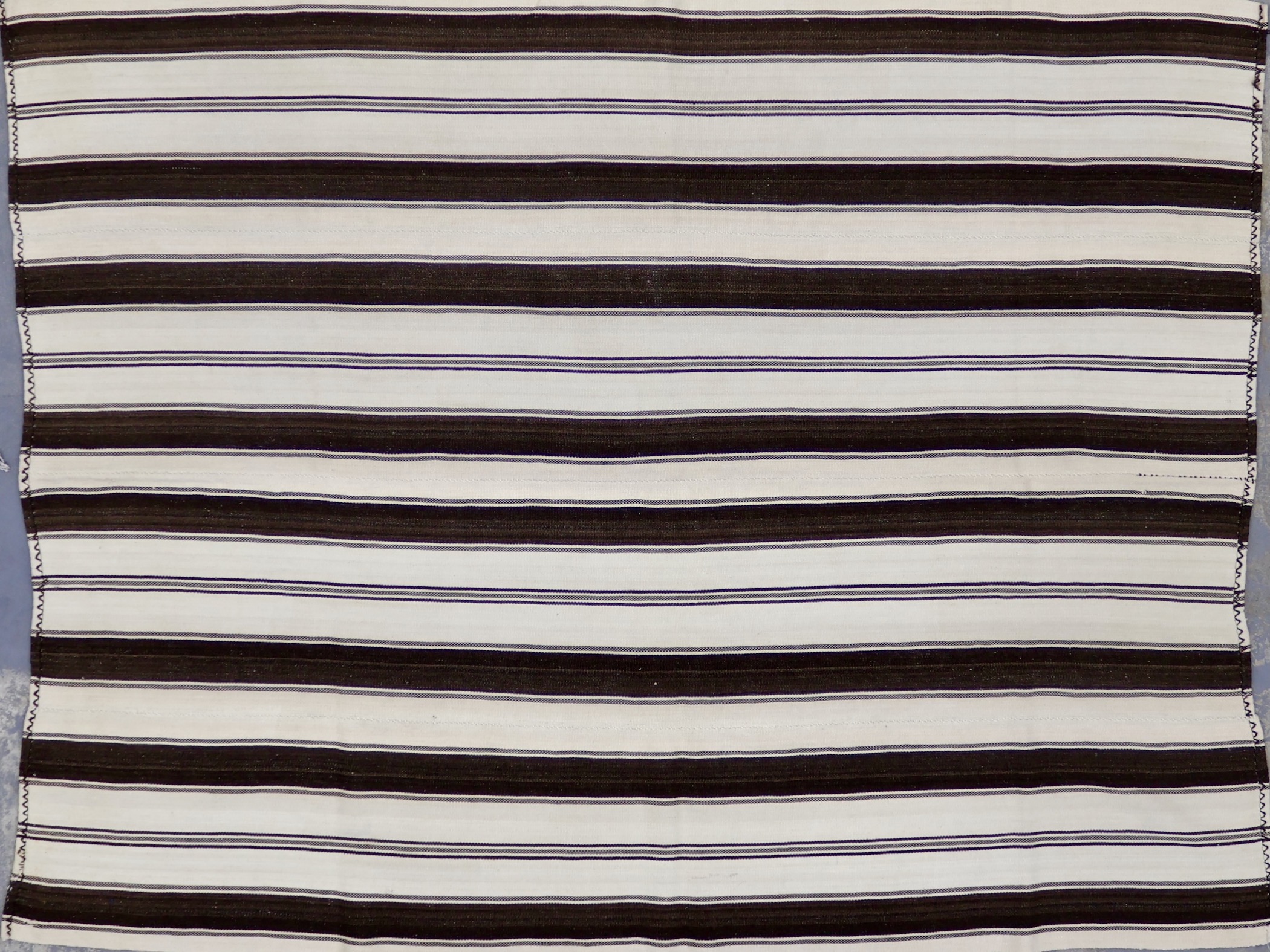 KL8137 VINTAGE 1960s TURKISH KONYA KILIM RUG 6'7