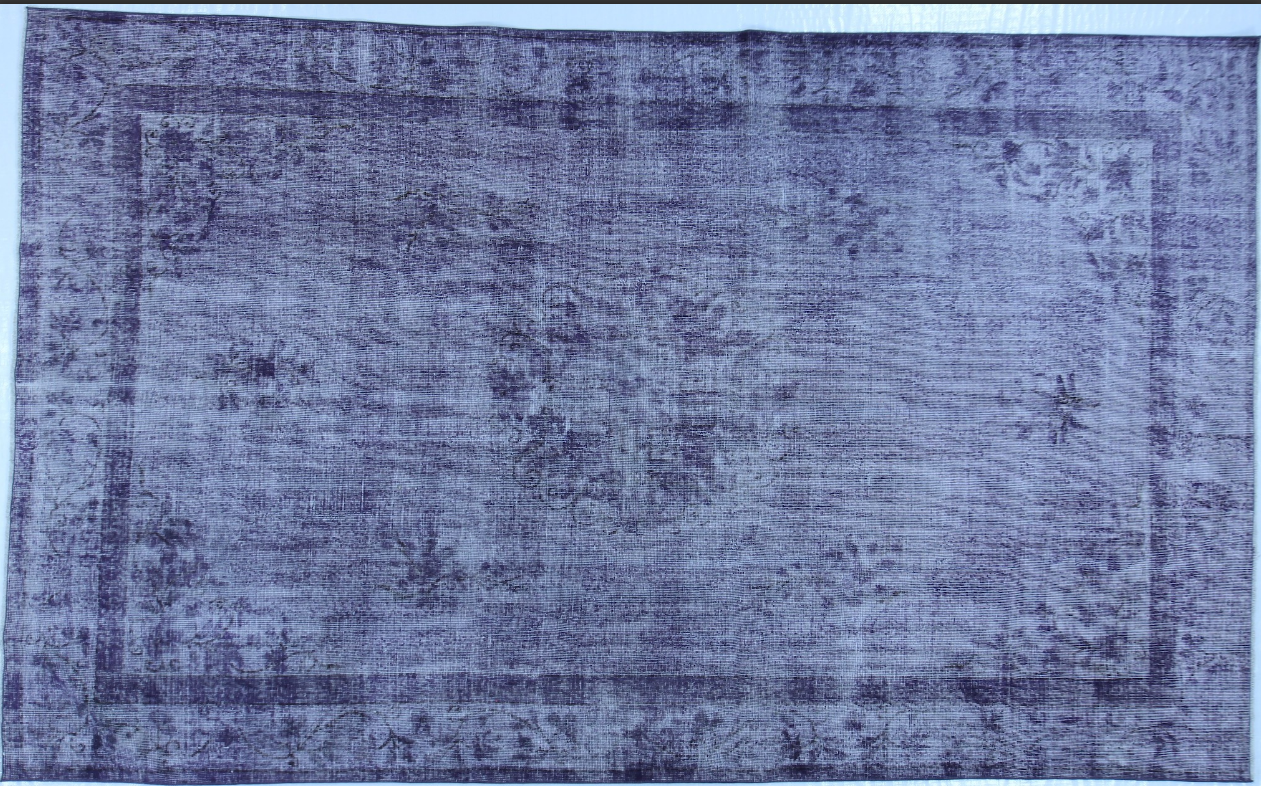 OD7033 PURPLE OVERDYE RUG 6.6x10.8