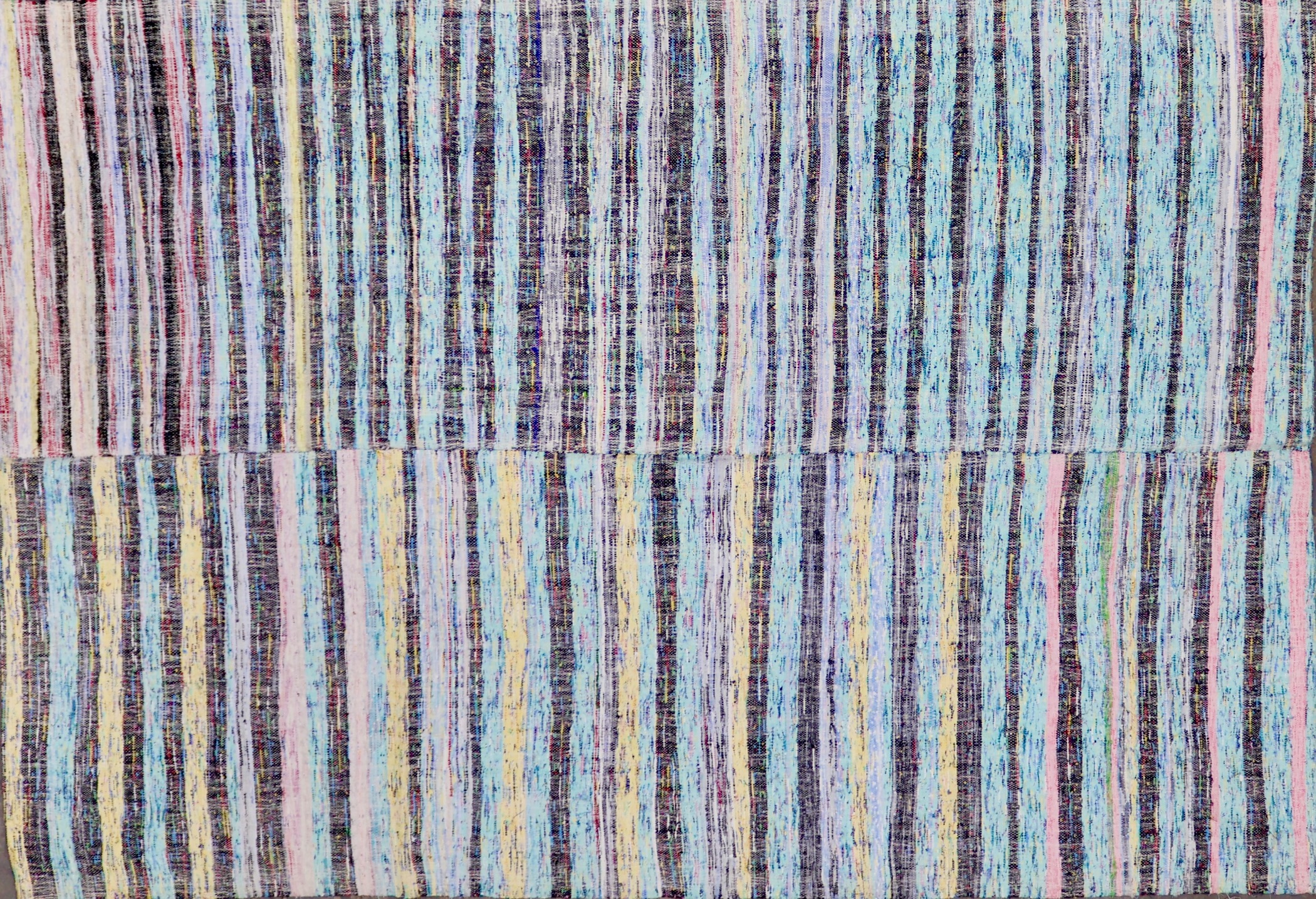 KL4823 VINTAGE 1960s TURKISH CHAPUT RUG 6'8