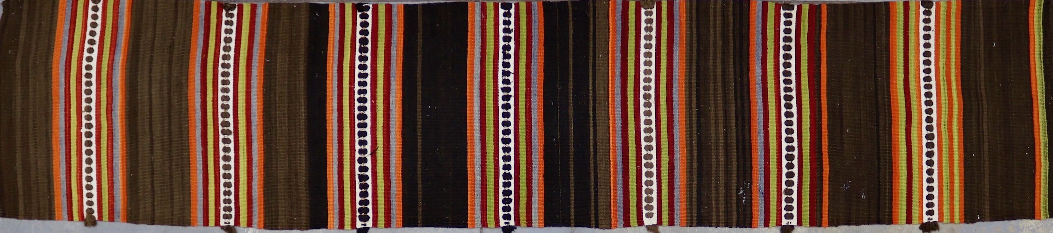KR310 VINTAGE 1930s KURDISH KILIM RUNNER 2'4