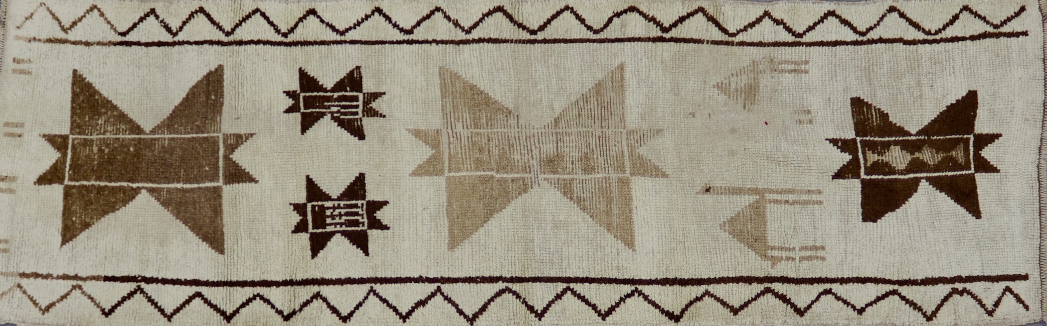 CR8151 VINTAGE 1930s KURDISH RUNNER 3'1