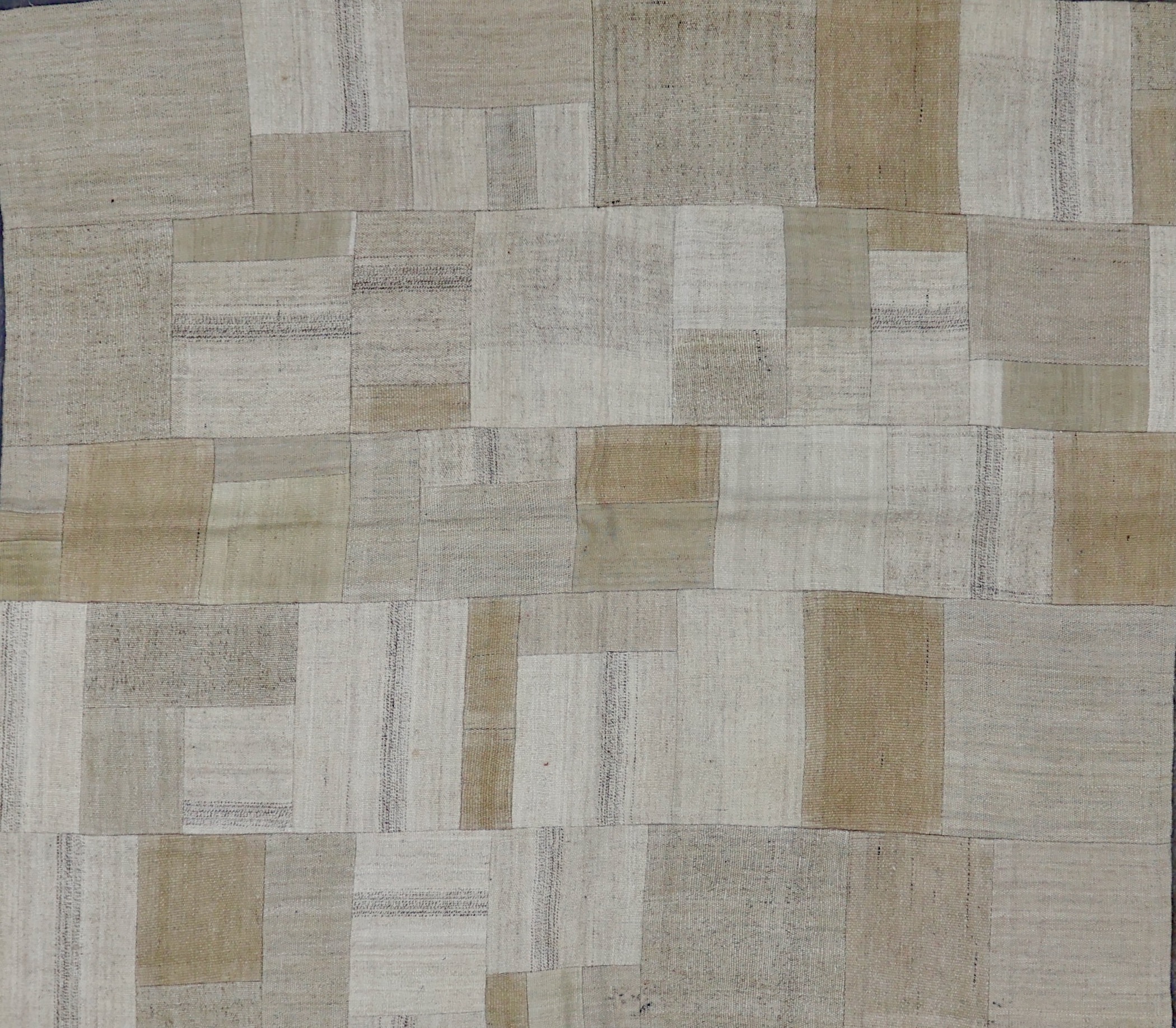 SK121 VINTAGE TURKISH KILIM PATCHWORK RUG 5'2