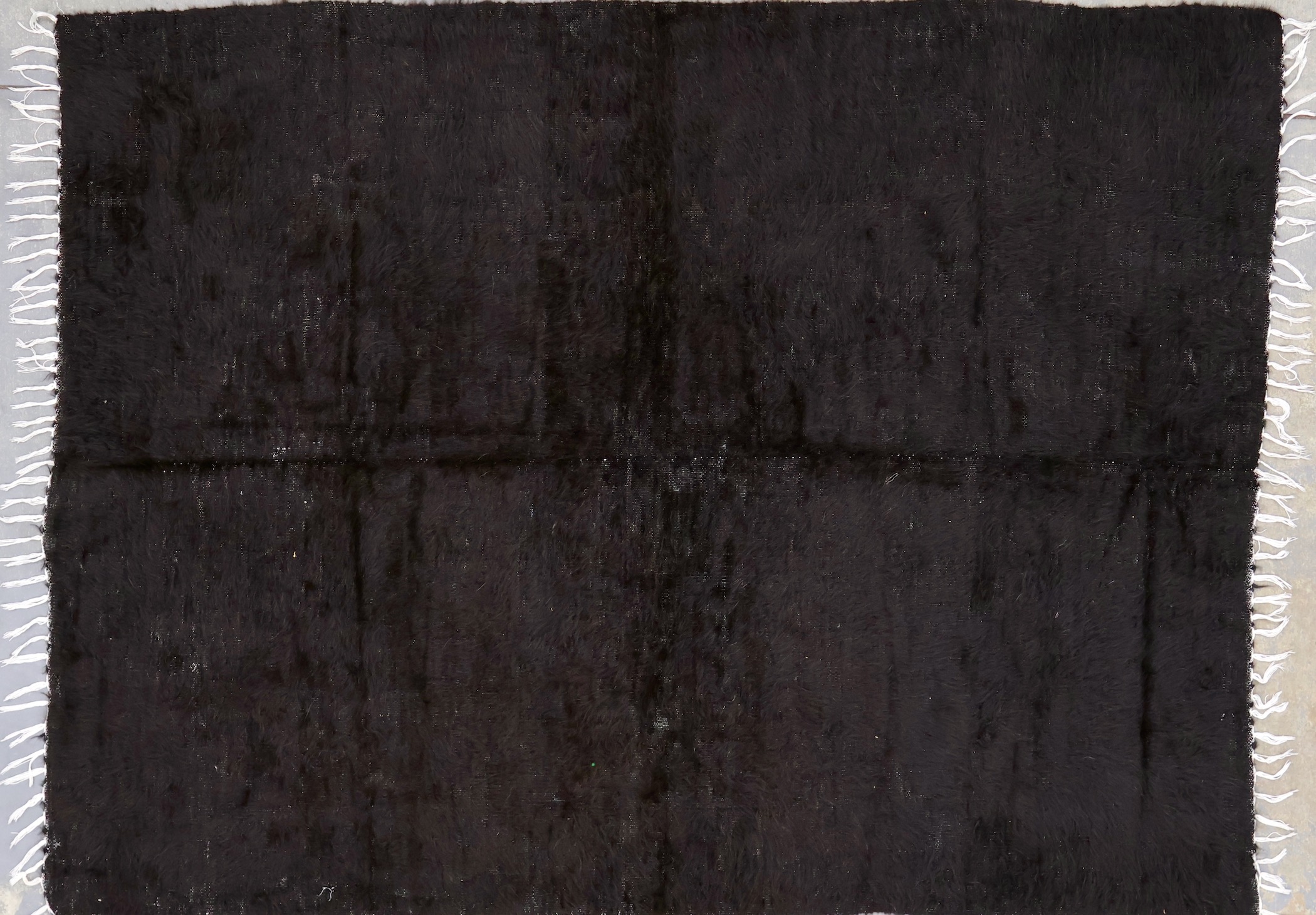 KL8587 VINTAGE 1980s TURKISH SIIRT RUG 5' X 6'8