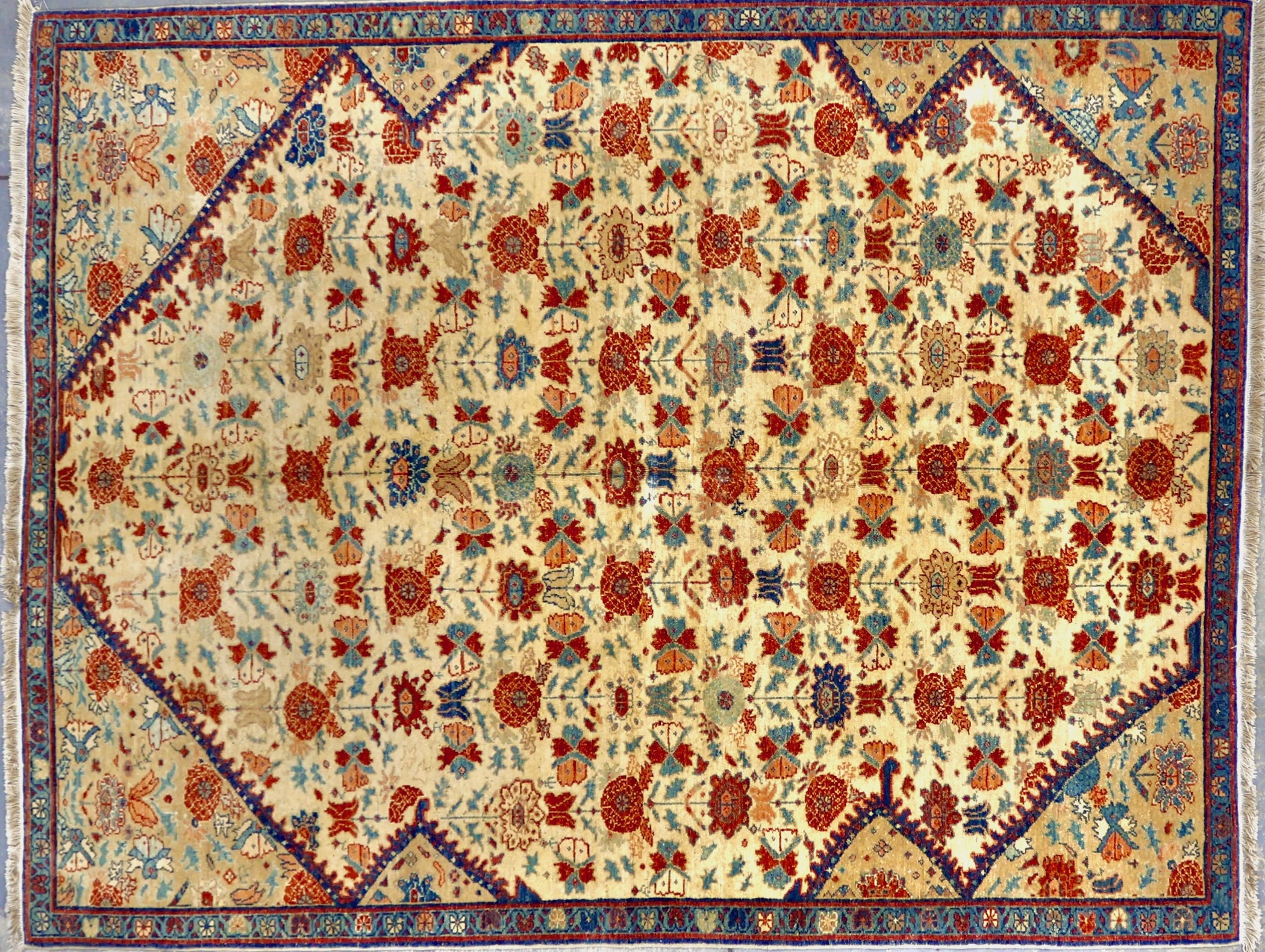 KH103 VINTAGE 1990s TURKISH RUG 5'8