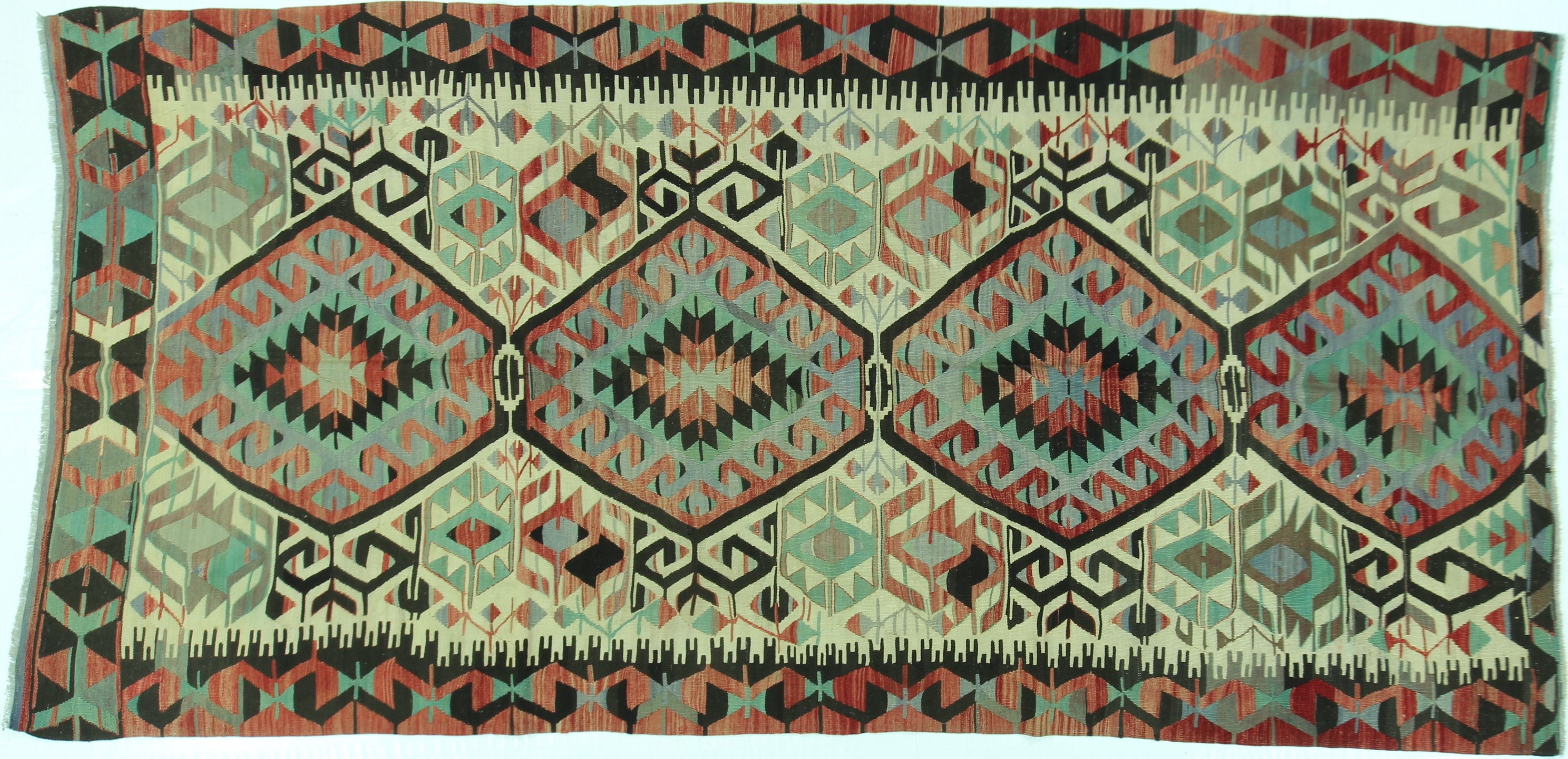 TK1499 VINTAGE KILIM 4.10x10.2