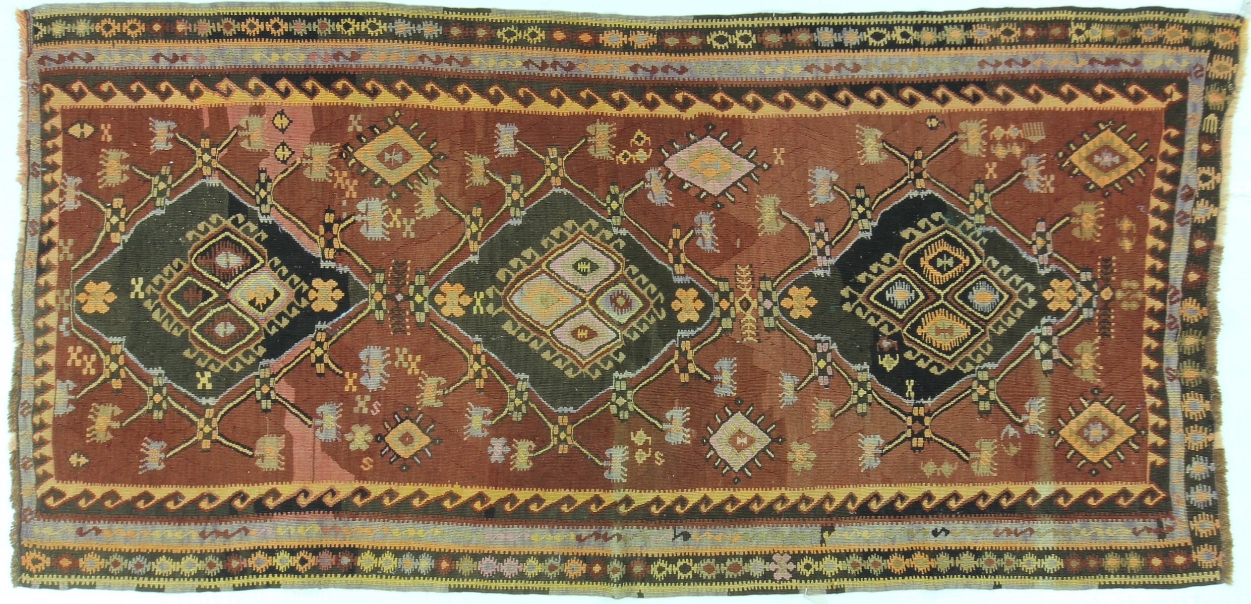 KK1812 VINTAGE KILIM 4.4x8.11