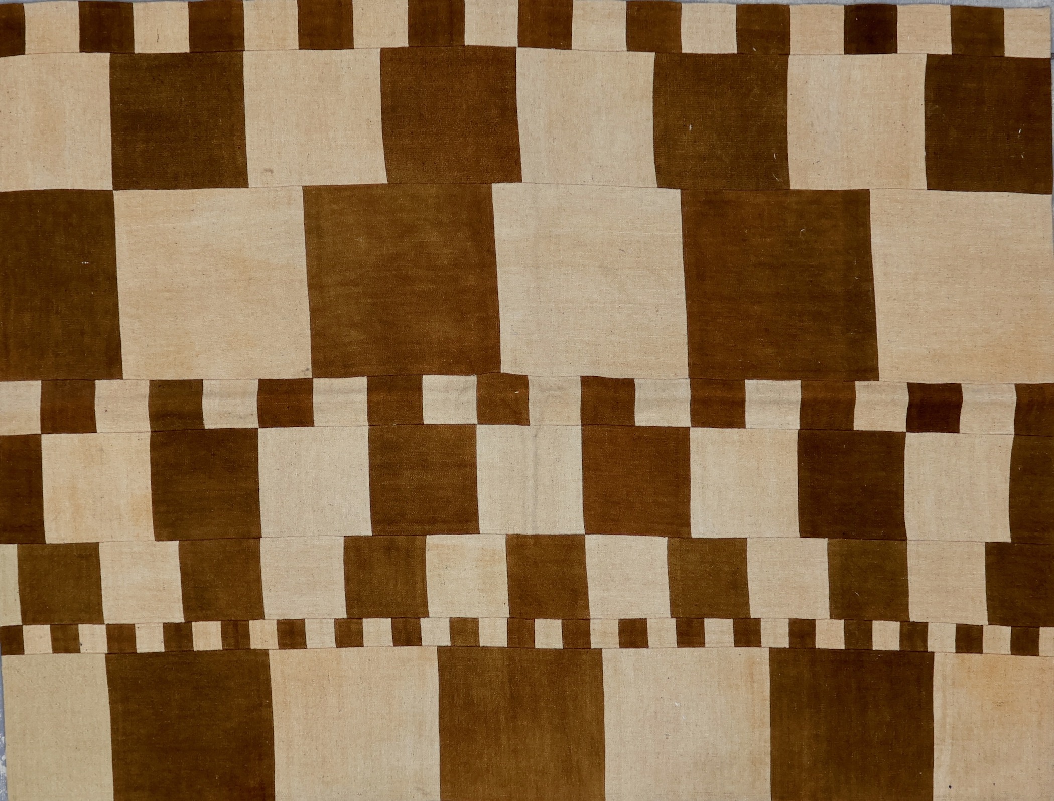 KK70 VINTAGE TURKISH PATCHWORK KILIM RUG 4'6