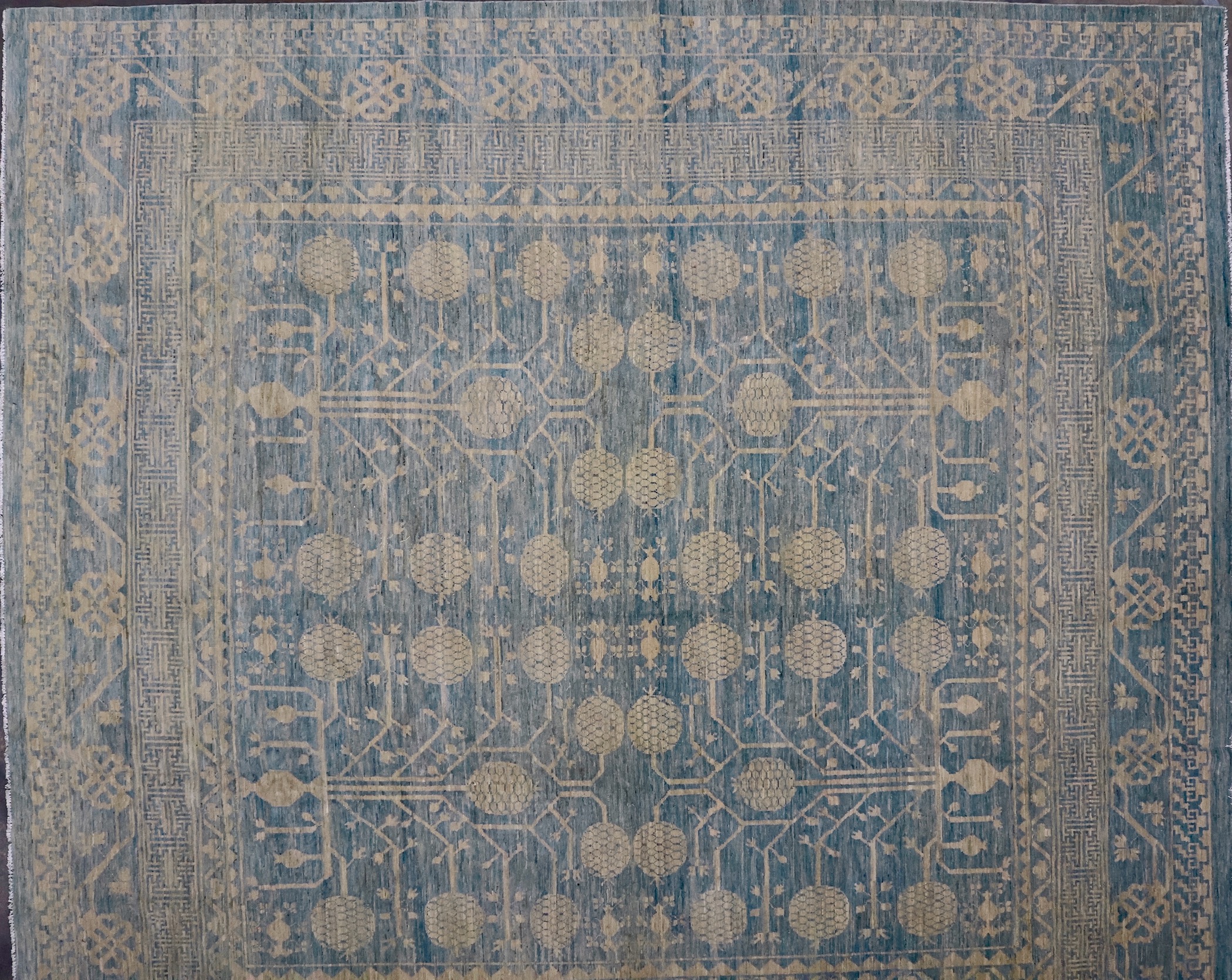 CR5580 NEW PAKISTANI KHOTAN RUG 12'10