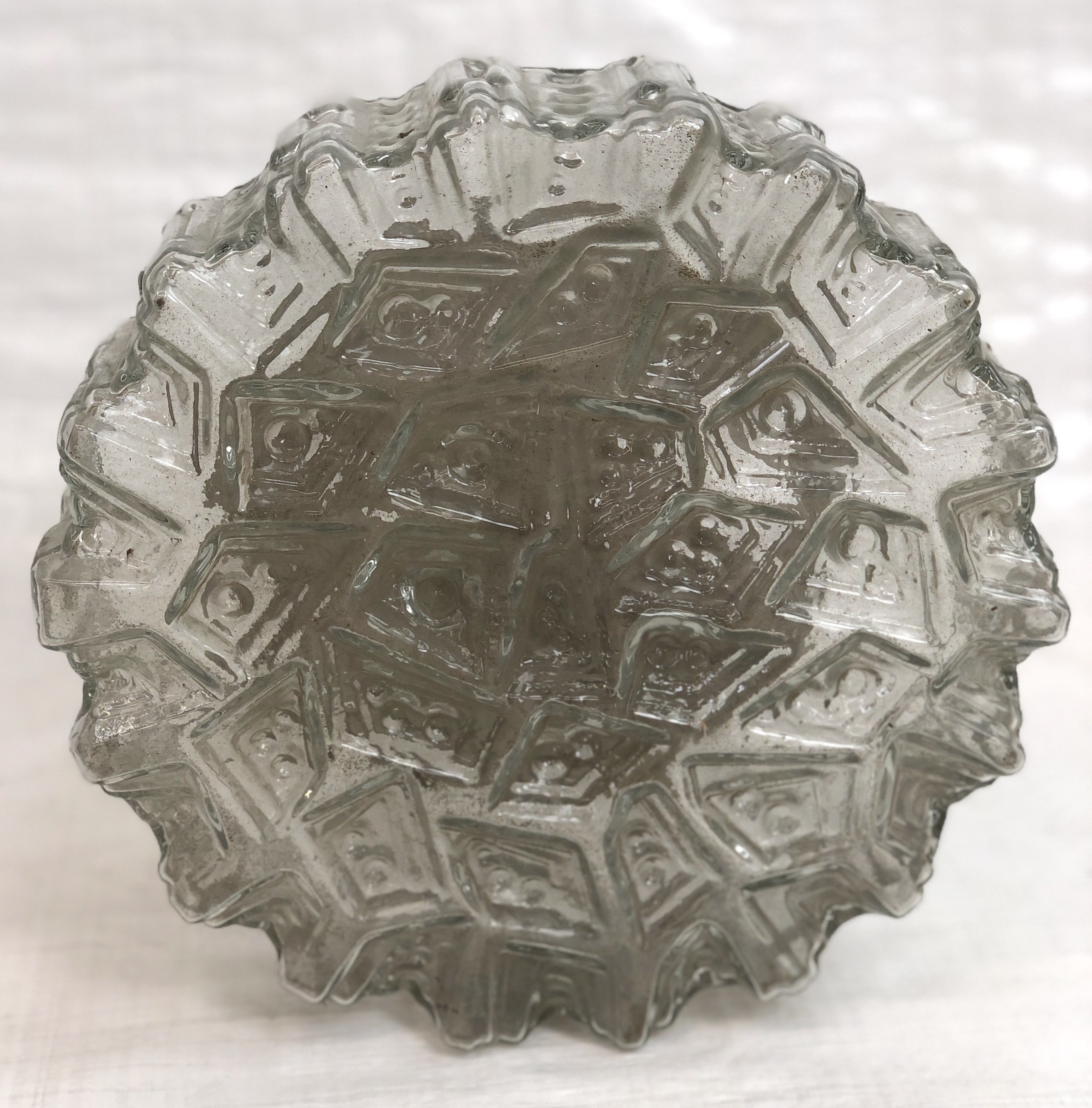LG229 - Vintage European Glass Flush Mount