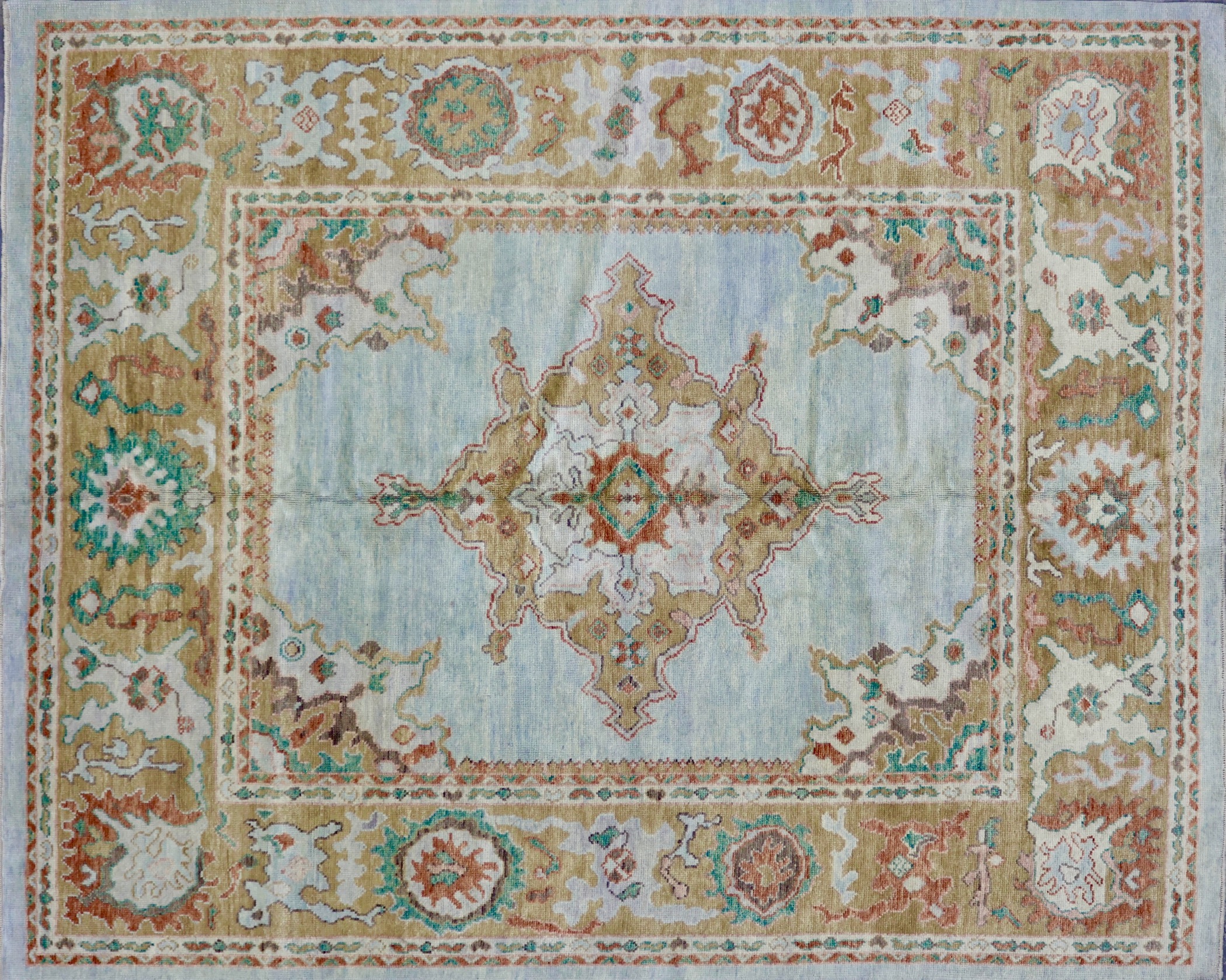 CR5980 NEW TURKISH OUSHAK RUG 8'6