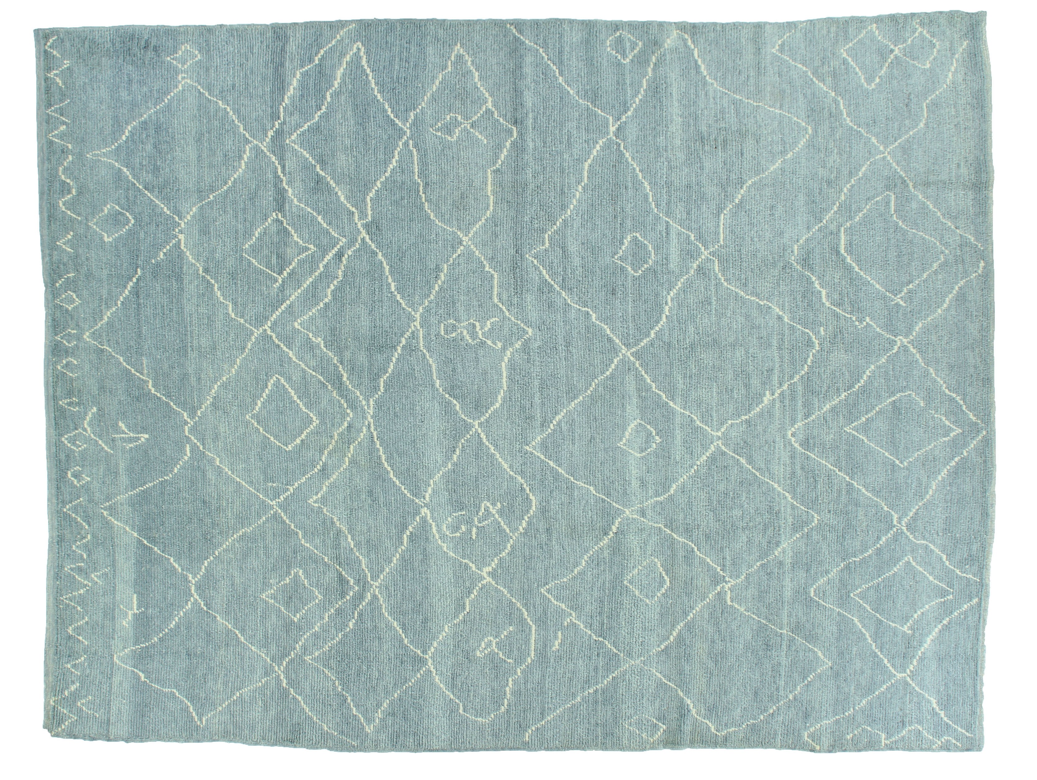 CR5662- MODERN  OUSHAK DESIGN  RUG  9.2 X 12