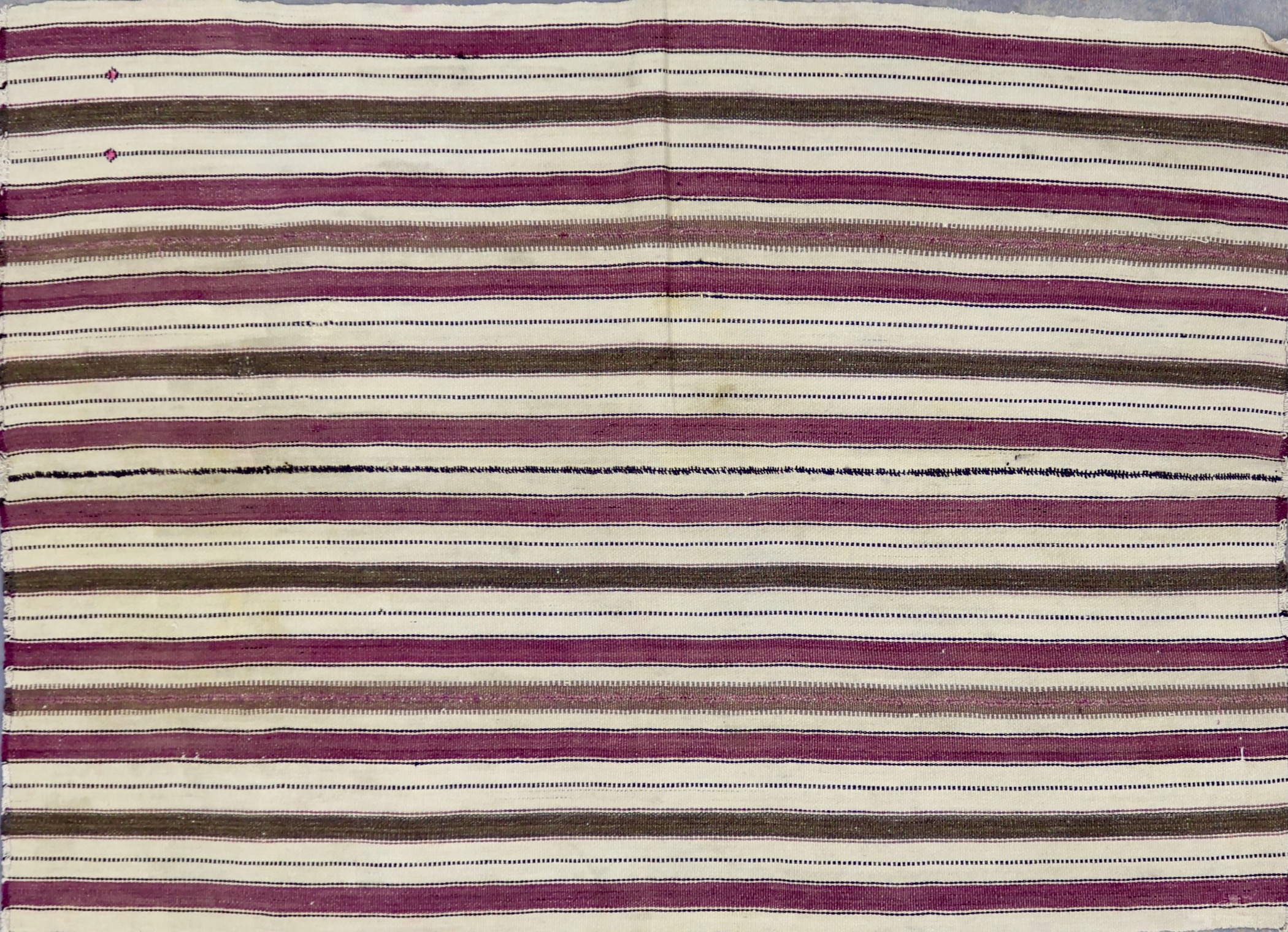 KL2815 VINTAGE 1980s TURKISH KONYA KILIM RUG 5'4