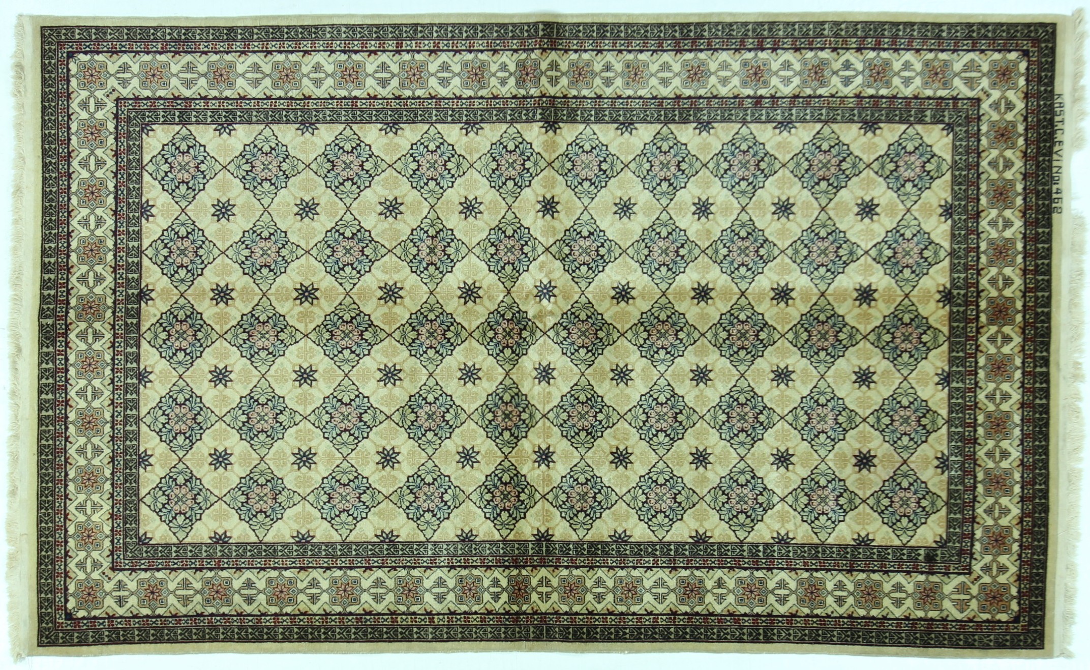 KH93 VINTAGE RUG 4.9x7.10