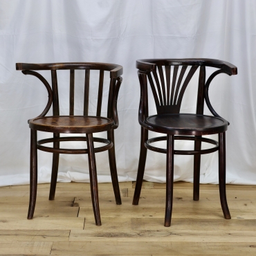 CHR36A BARREL BACK THONET-STYLE CHAIR