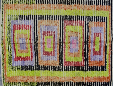 CR5413 VINTAGE TURKISH TULU RUG 5'2