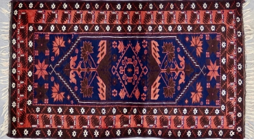 SH108 VINTAGE 1980s TURKISH YAGCIBEDIR RUG 3'6