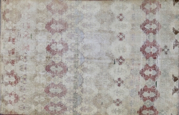 OD8590 RECLAIMED VINTAGE 1980s TURKISH KARAPINAR RUG 5'11