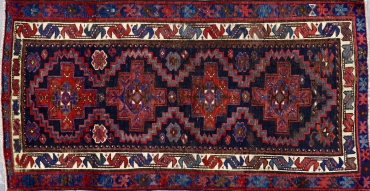 CR8430 ANTIQUE 1920s IRANIAN KURDISH RUG 3'3
