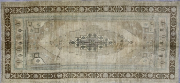 CR2147 RECLAIMED VINTAGE TURKISH TASPINAR RUG 5'1