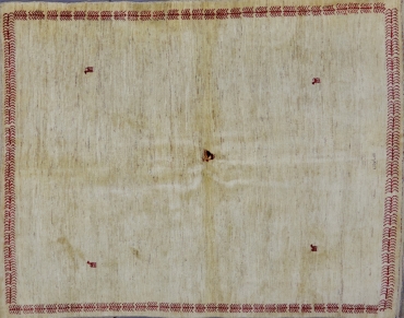 SH99 VINTAGE 1995 PERSIAN GABBEH RUG 4'10