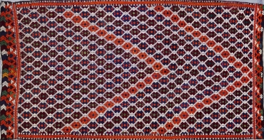 KL3832 VINTAGE 1970s TURKISH OBRUK KILIM RUG 5'3