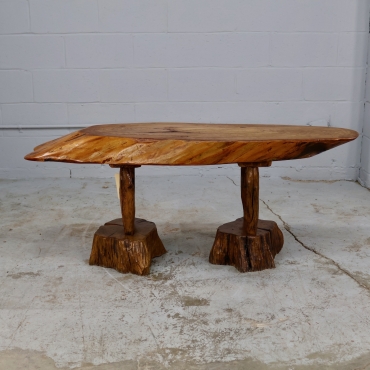 TB671 WOOD SLAB COFFEE TABLE