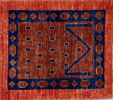 SH225 VINTAGE AFGHAN RUG 2'9
